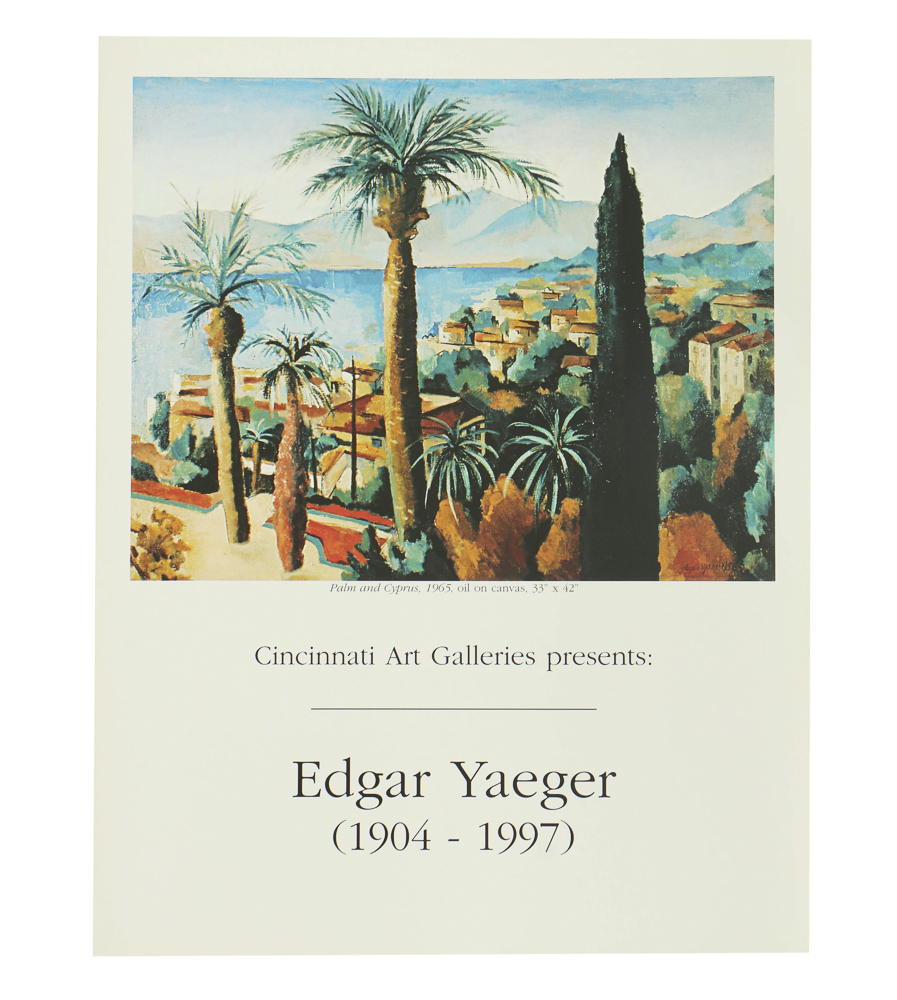 Edgar Yaeger Charcoal Drawing on Paper "Leona"