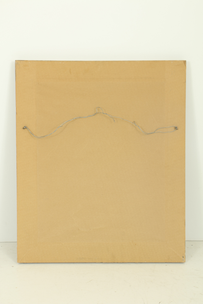 William Gebhardt Oil Portrait on Canvas Board of a Woman