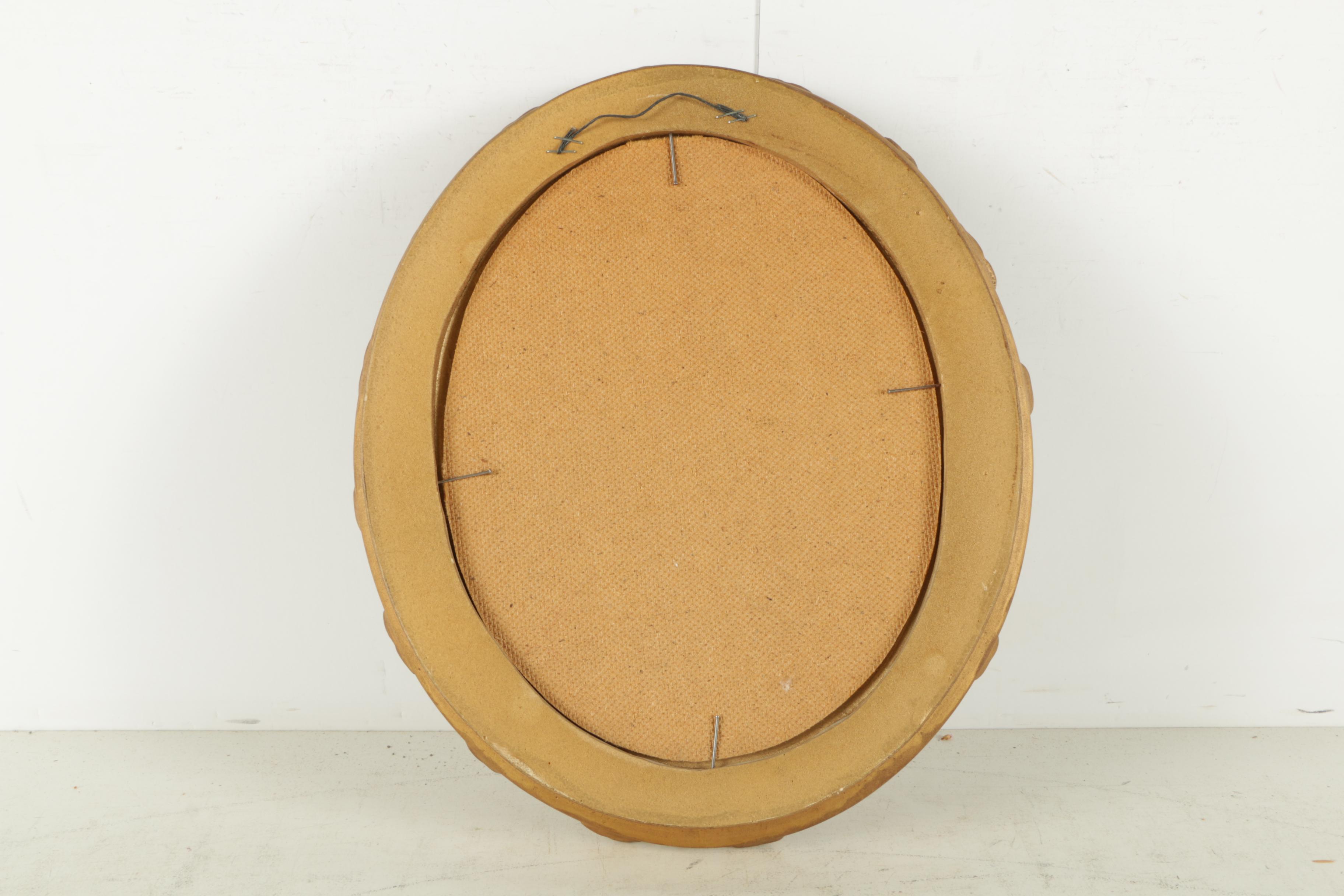 Oval Oil Paintings of Flowers