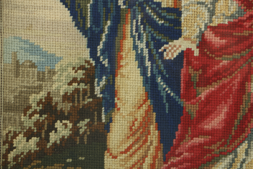Ann Wood Wool Work Tapestry of Holy Women at Christ's Tomb