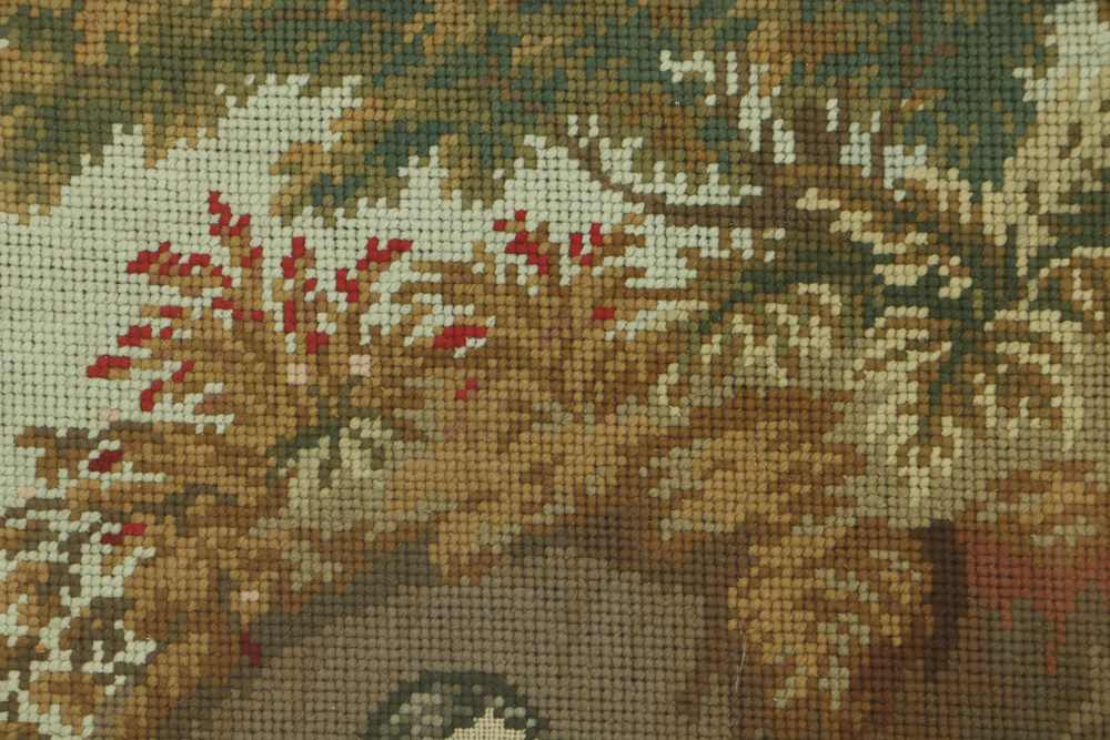 Ann Wood Wool Work Tapestry of Holy Women at Christ's Tomb