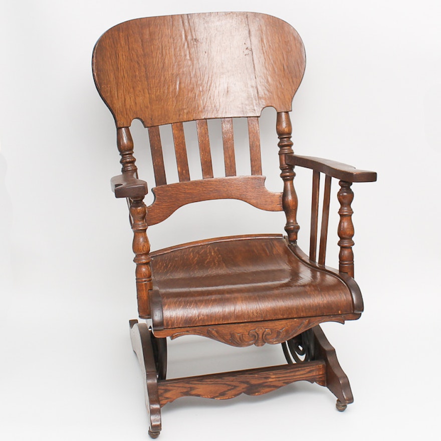 Vintage Oak Rocking Chair