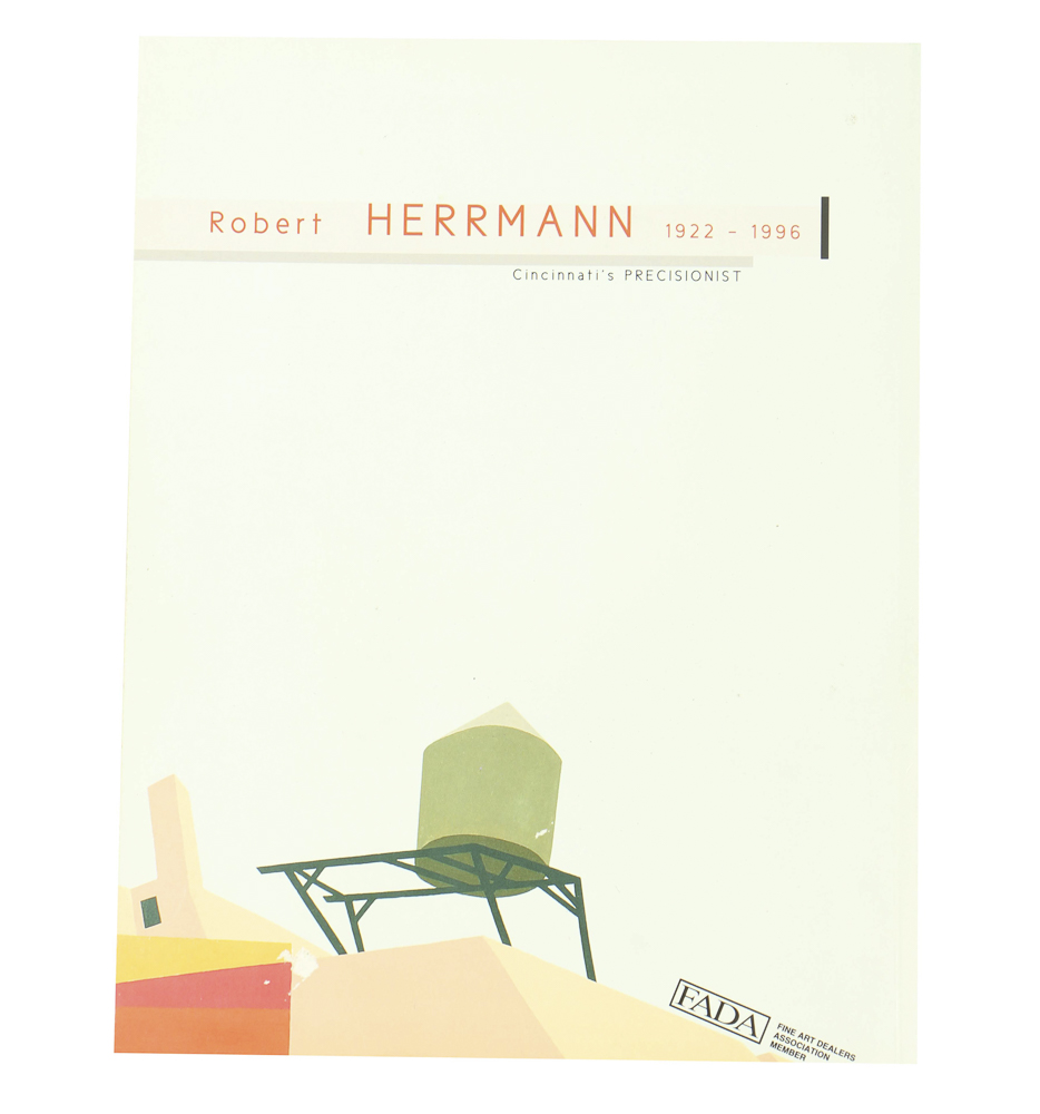 Robert Herrmann Oil Painting on Canvas "The Yellow Scene"