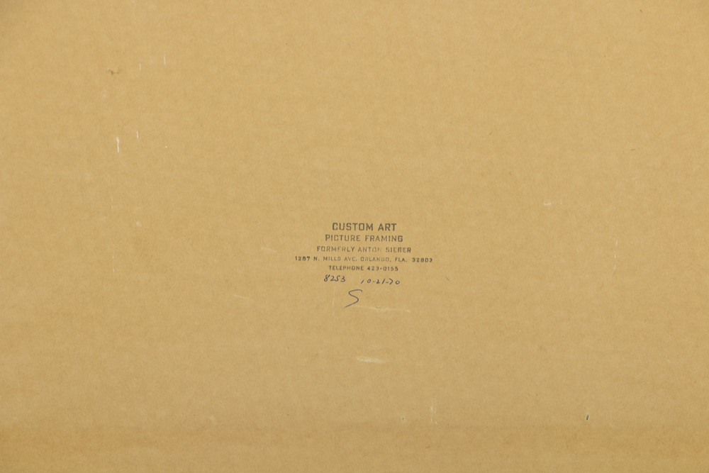 Granville Perkins Watercolor Painting on Paper Fishing Scene