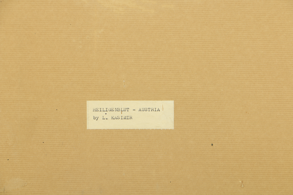 Luigi Kasimir Signed Color Etching "Heiligenblut"