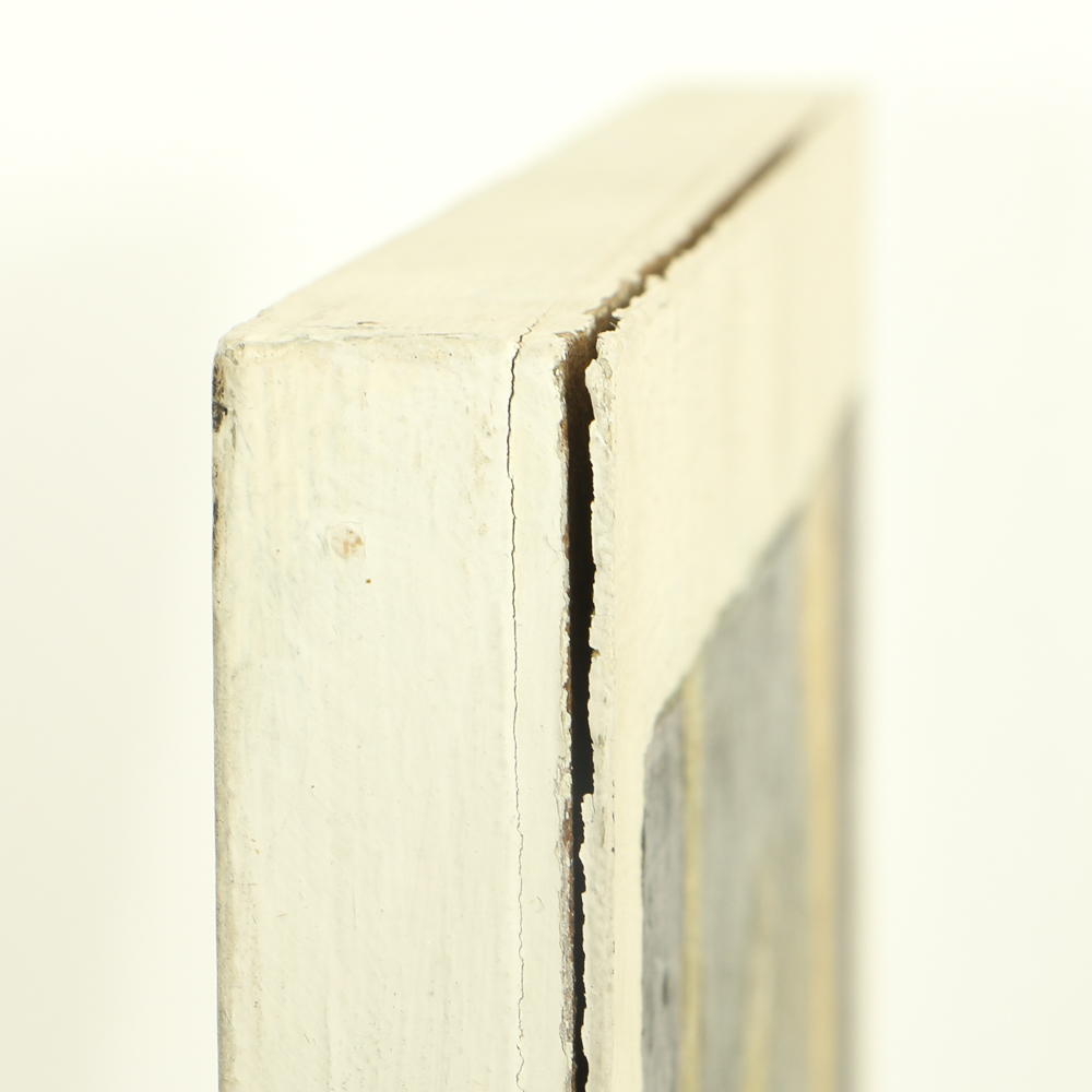 Edgar Hatten Oil Painting on Wood Board "Seated Man"