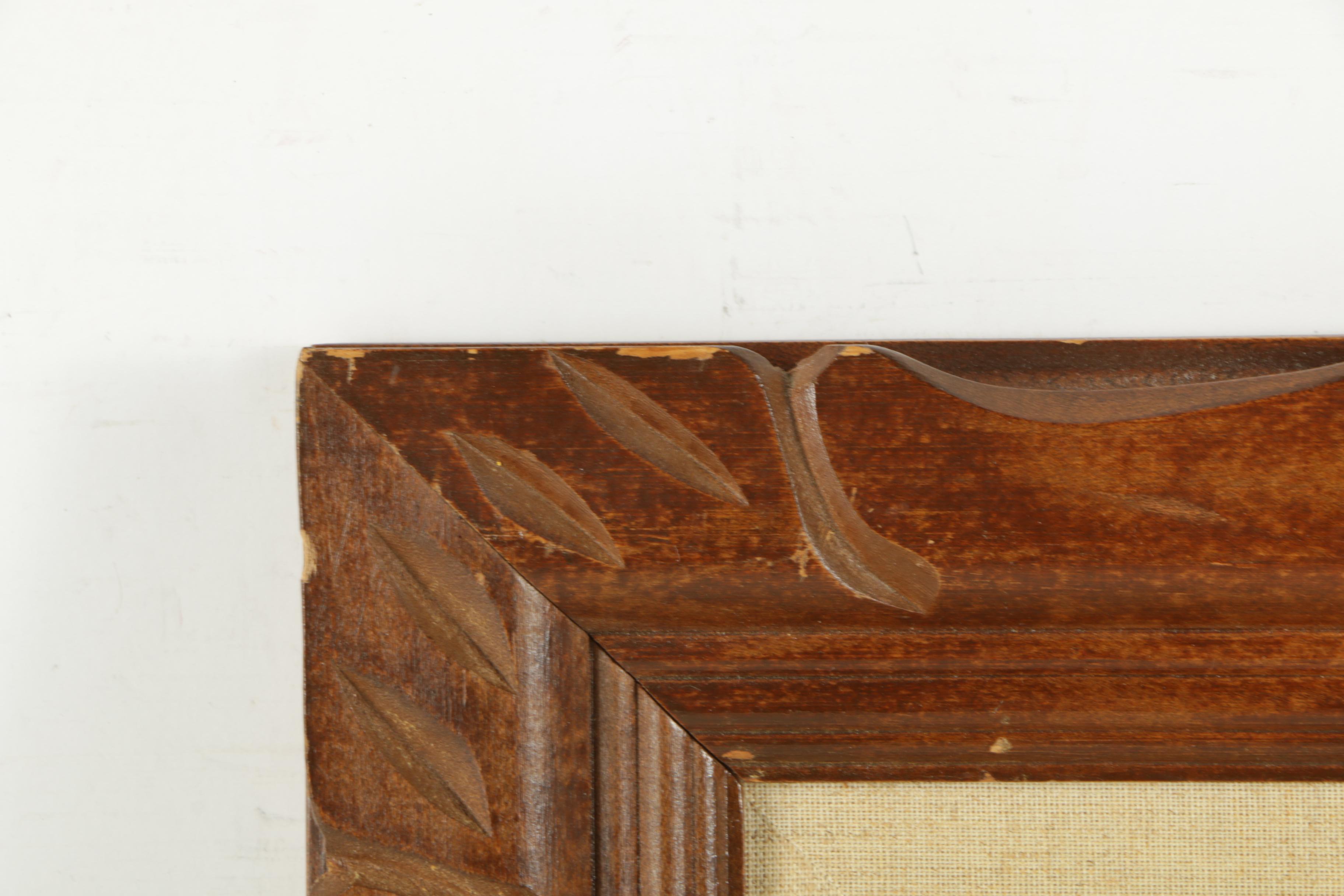 Oil Painting on Masonite of a Street Scene