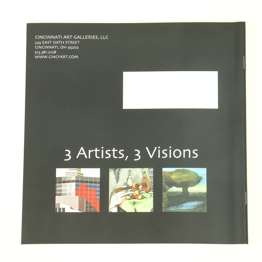 Edgar Hatten Oil Painting on Wood Board "Seated Man"