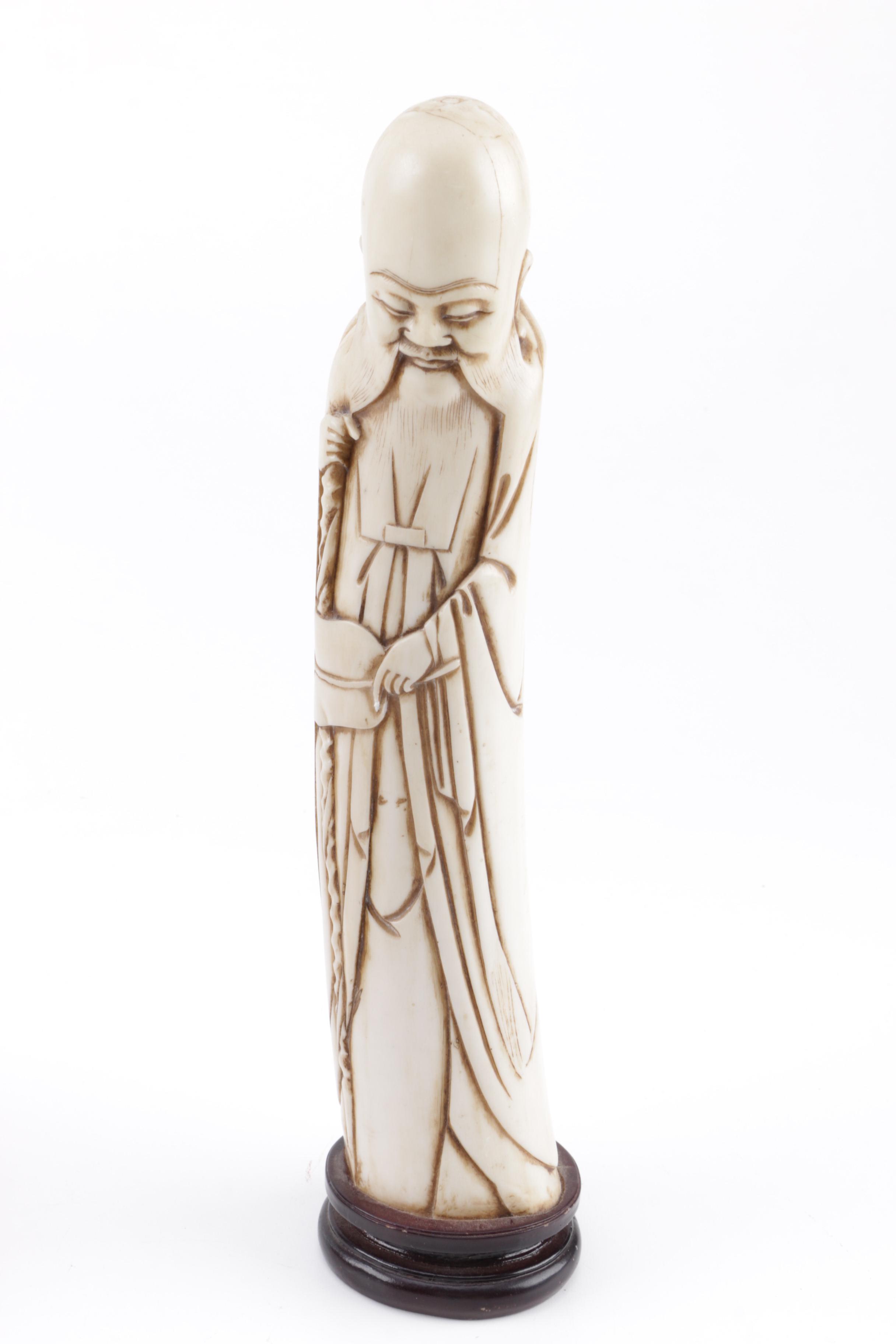 Signed Artists Sculpture with Other Home Decor