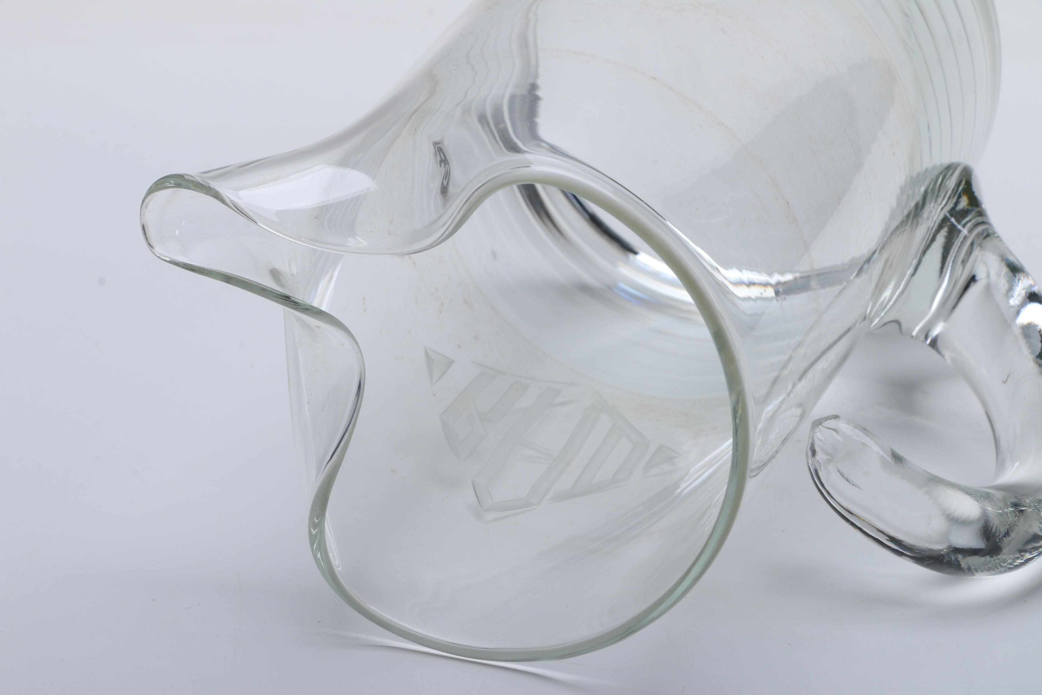 Libbey Monogrammed Glasses with Pitcher