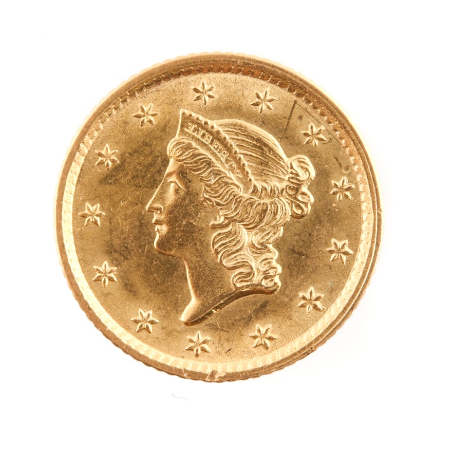 1852 Liberty Head Gold Dollar