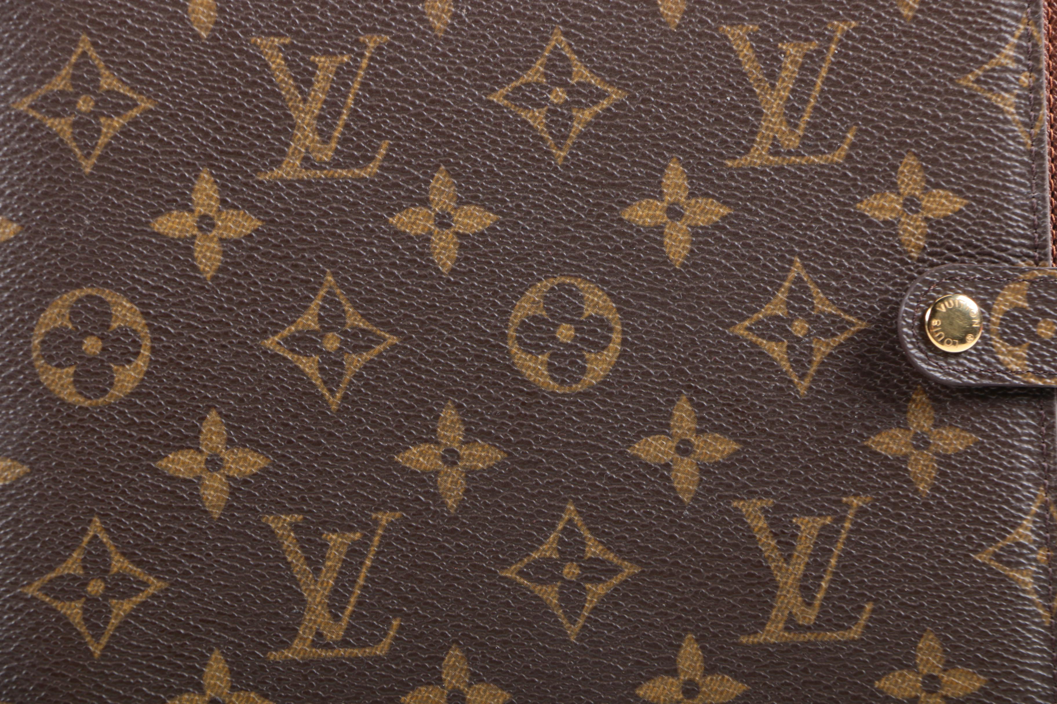 Louis Vuitton Monogram Agenda Scrapbook Organizer