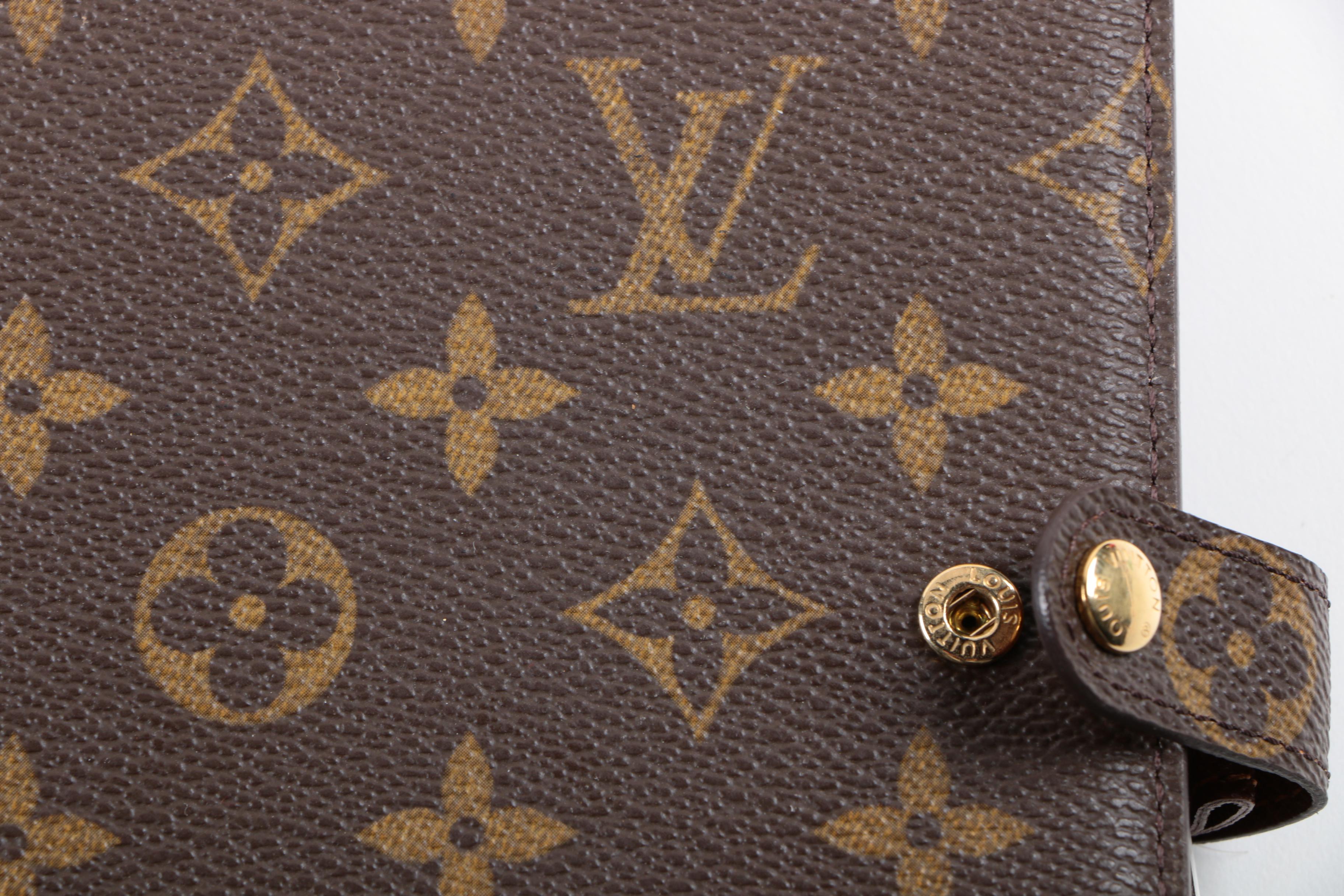 Louis Vuitton Monogram Agenda Scrapbook Organizer