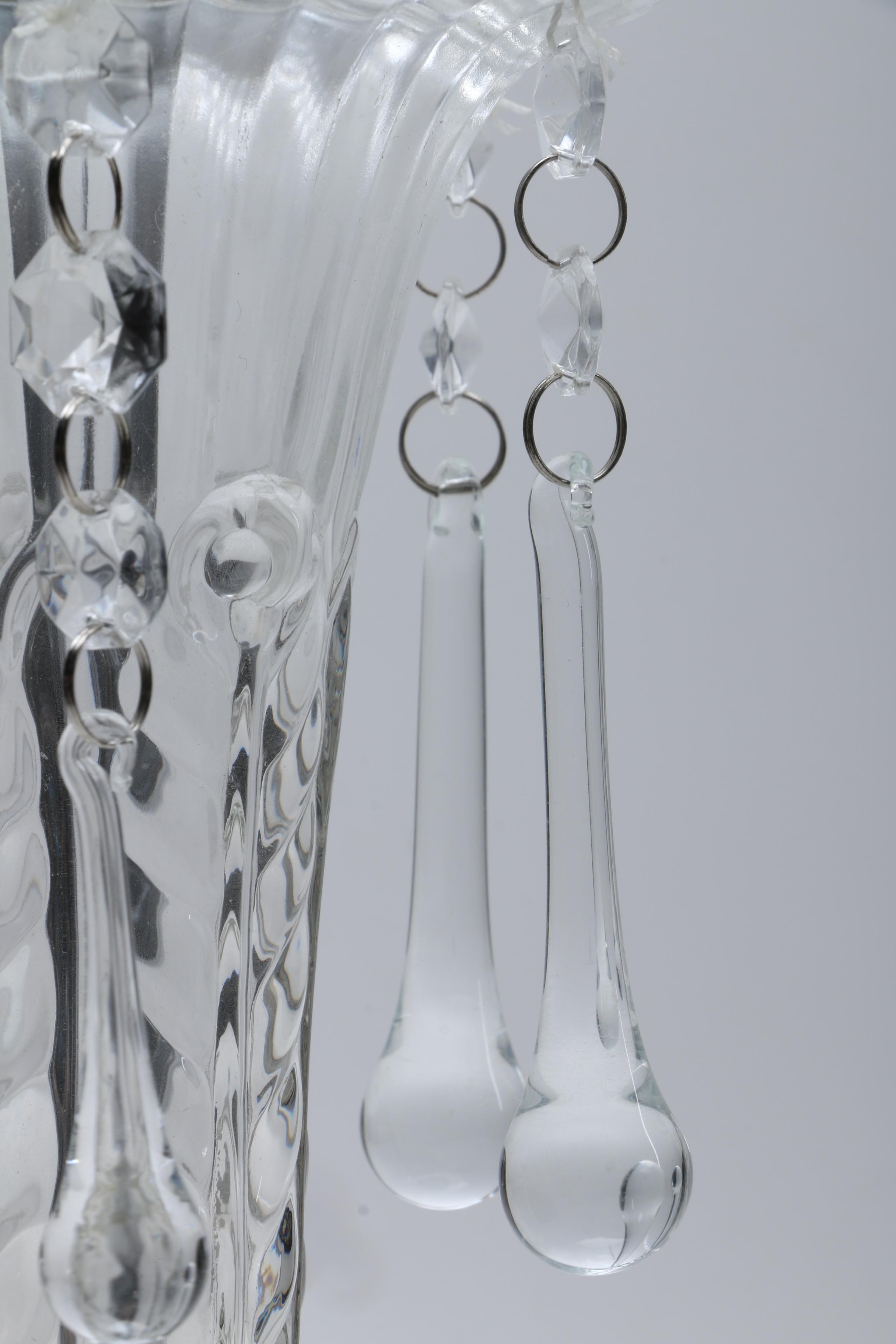 Glass Candlestick Table Lamp