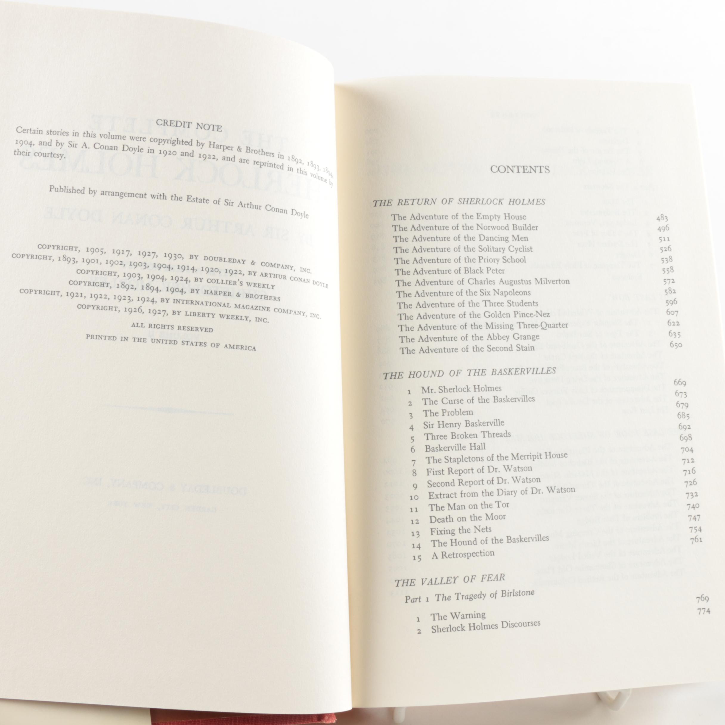 Vintage Books featuring Sherlock Holmes