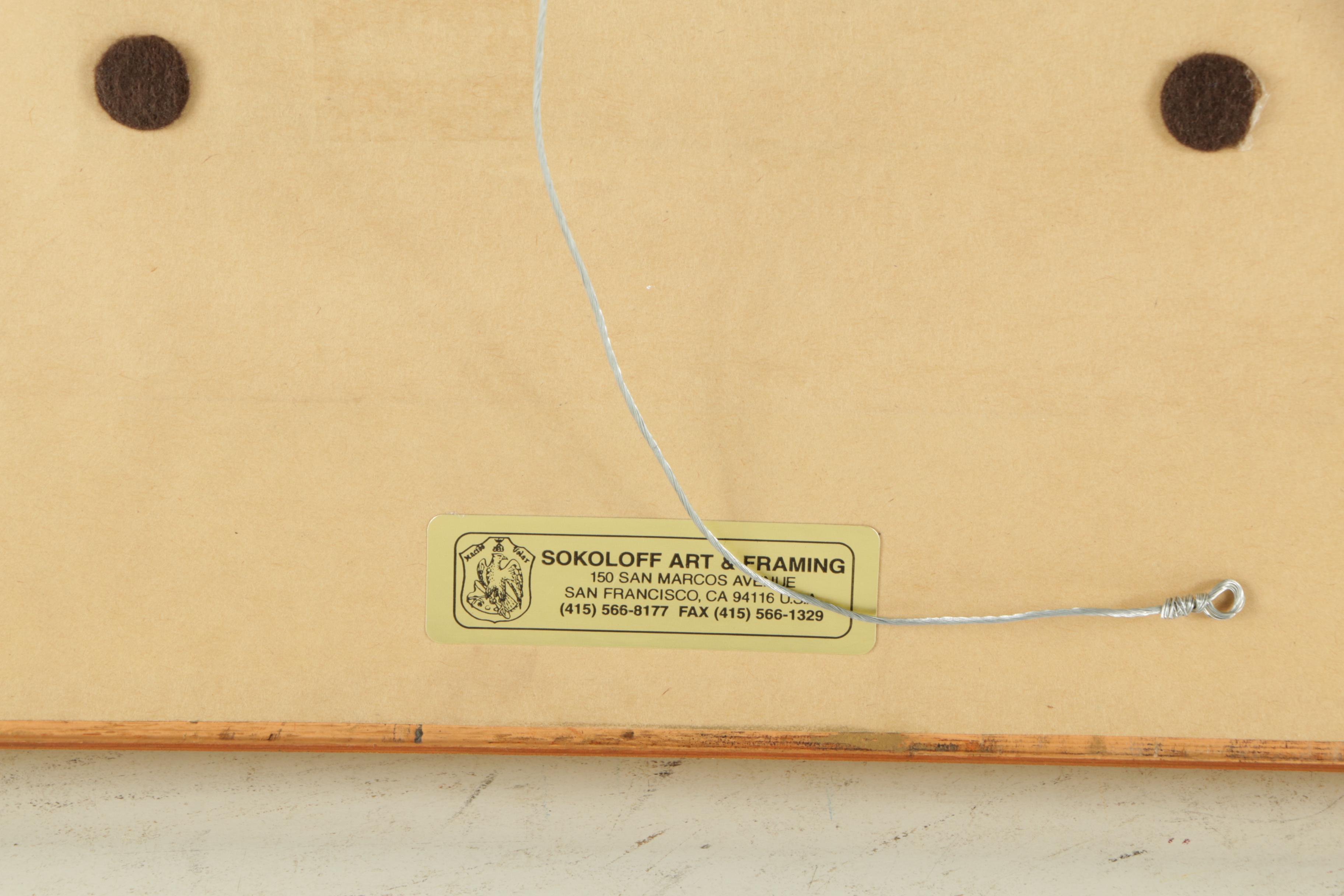 Heinie Hartwig Oil Painting on Board of a Mountain Landscape