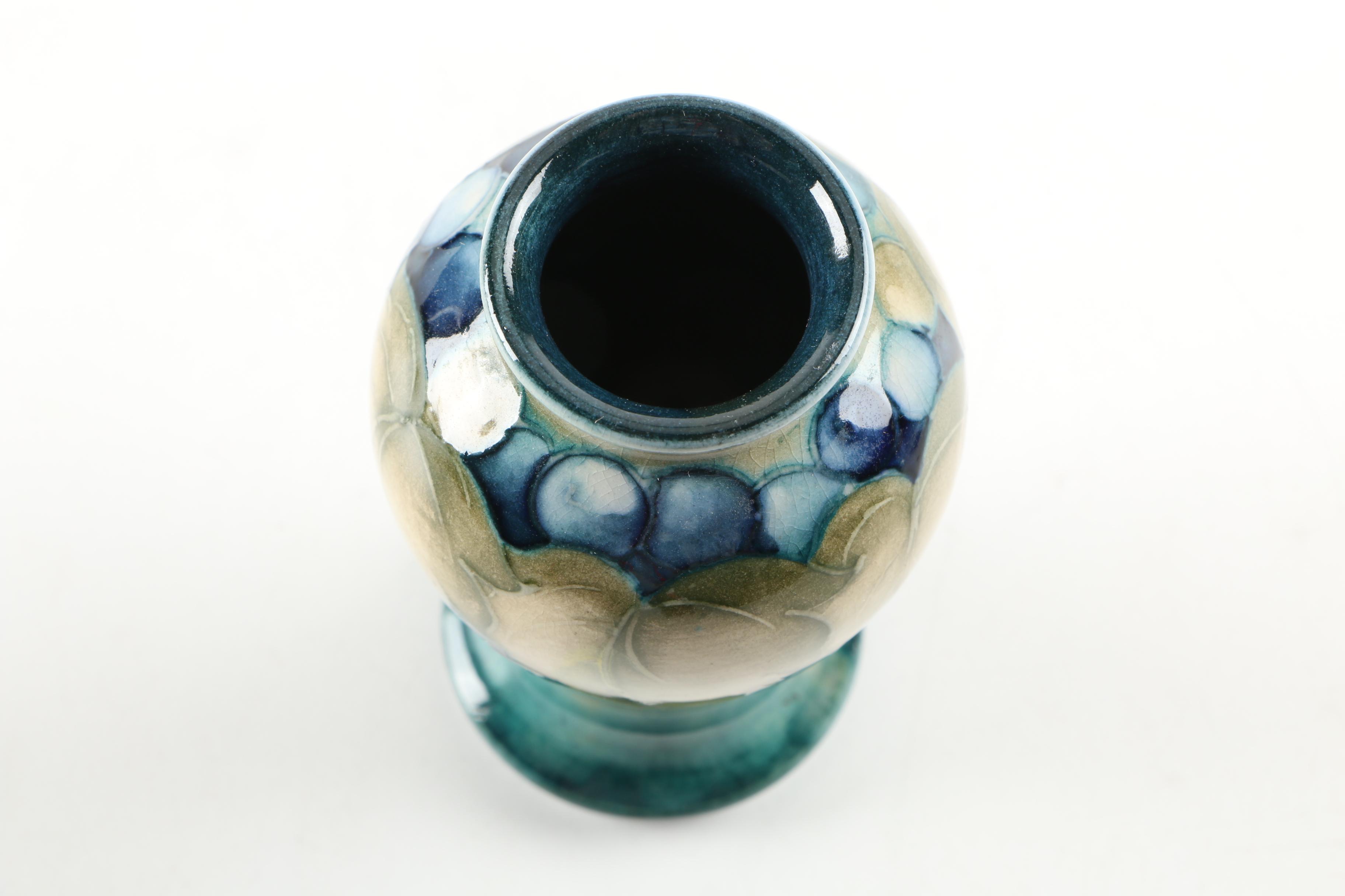 Circa 1930s Moorcroft "Leaf and Berry" Pottery Vase