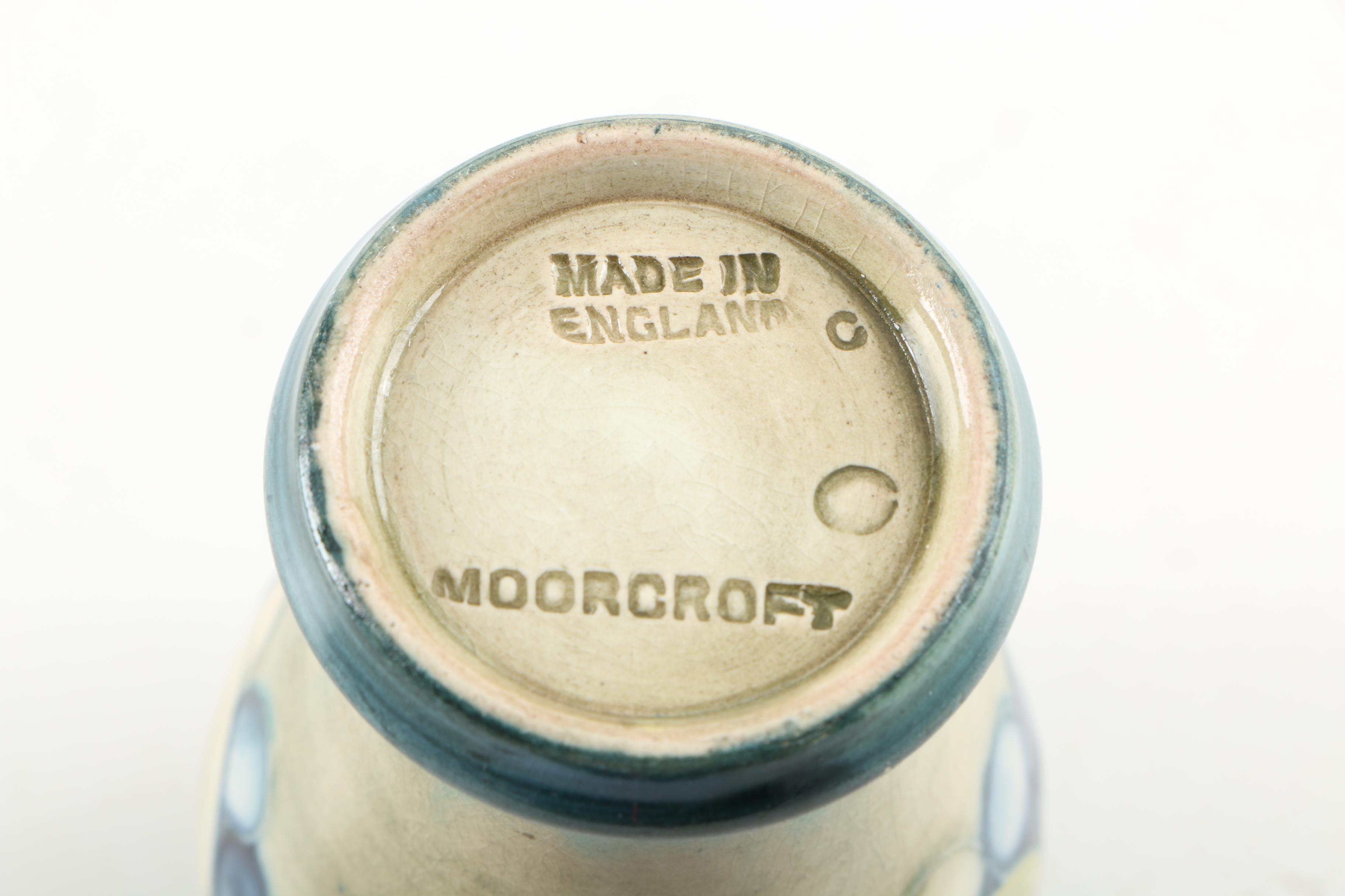 Circa 1930s Moorcroft "Leaf and Berry" Pottery Vase