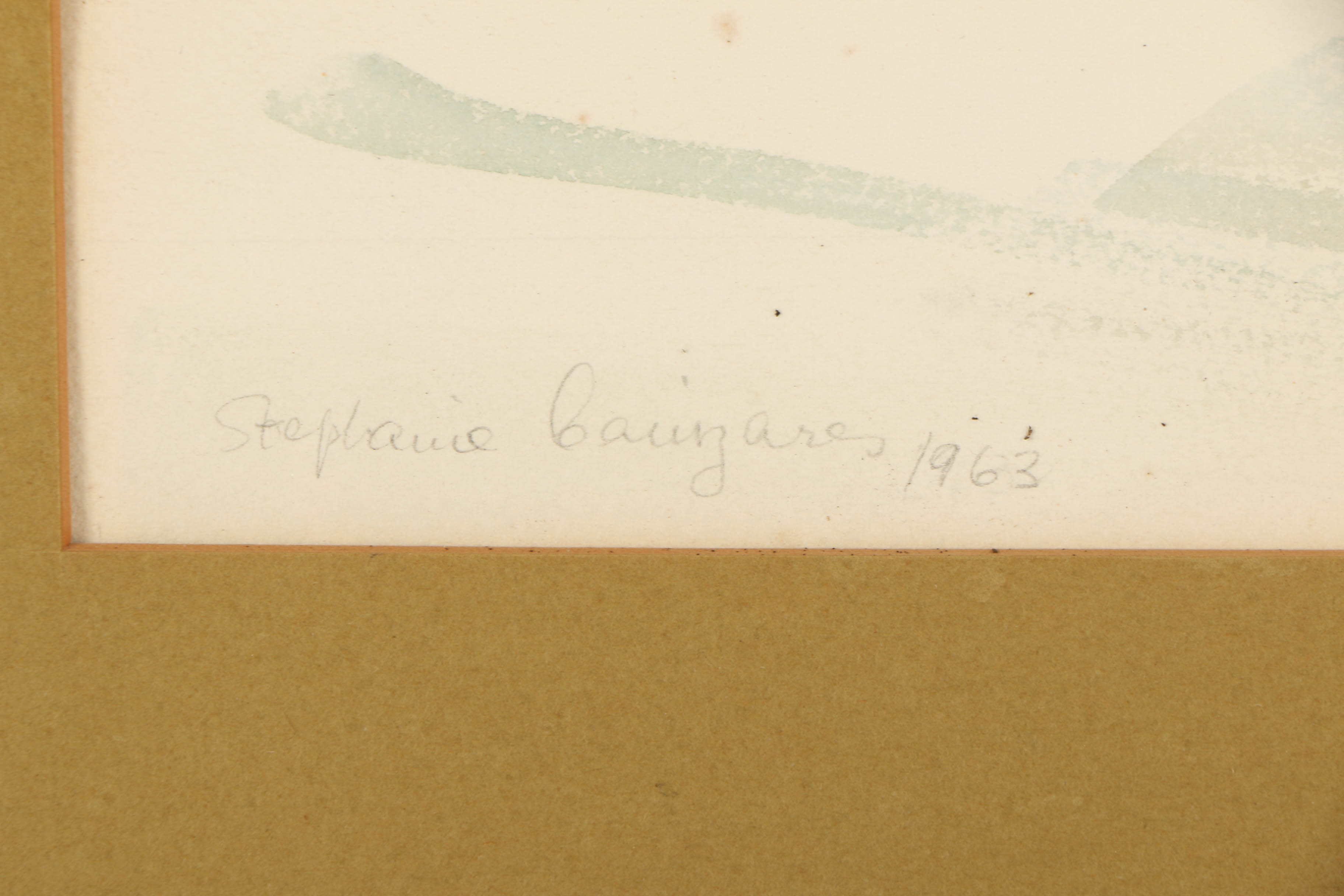 Stephanie Canizares Watercolor Painting of a Suburban Street