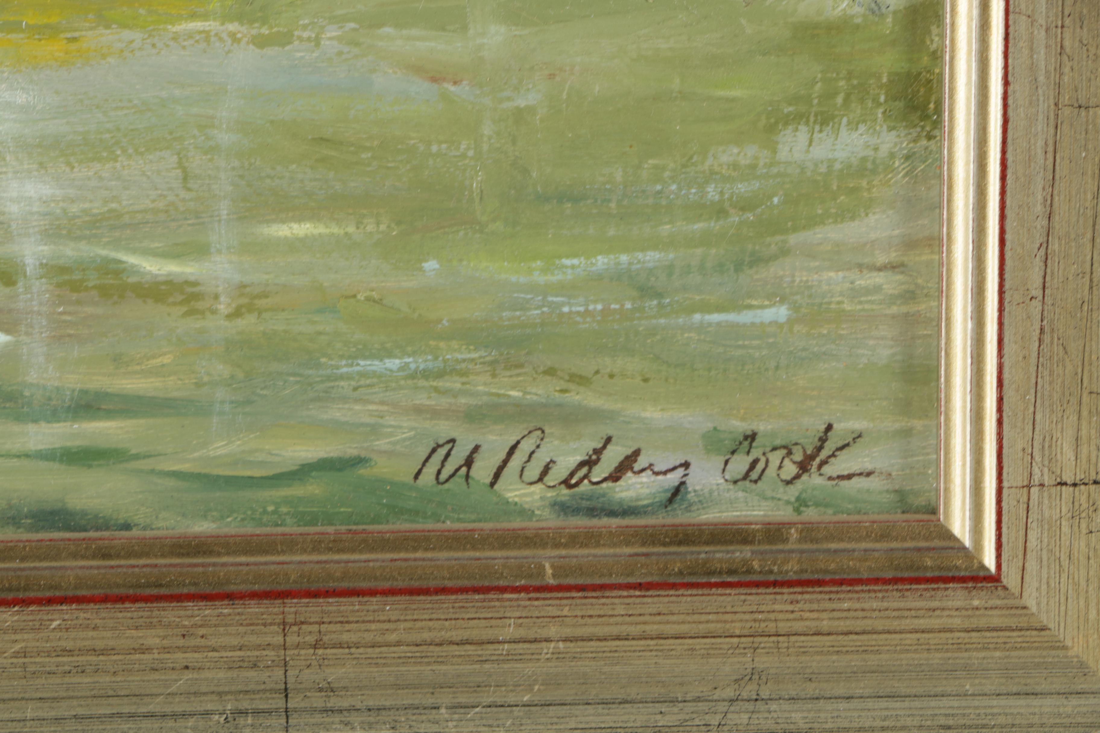 Michele Reday Cook Oil Painting "Peaceful Harbor"