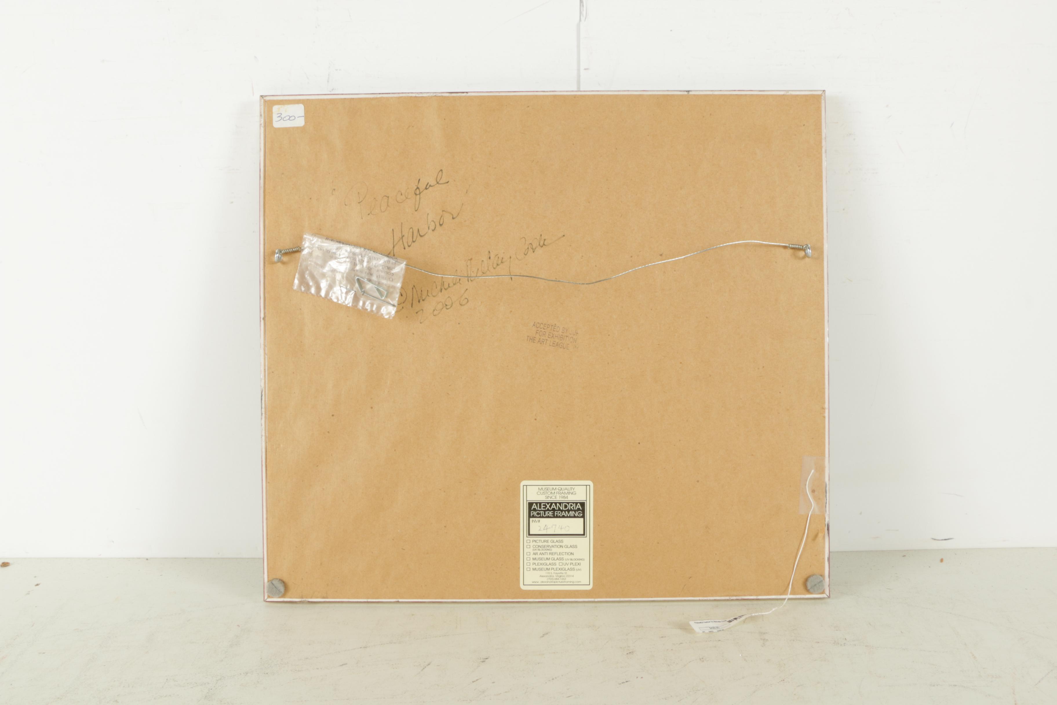 Michele Reday Cook Oil Painting "Peaceful Harbor"