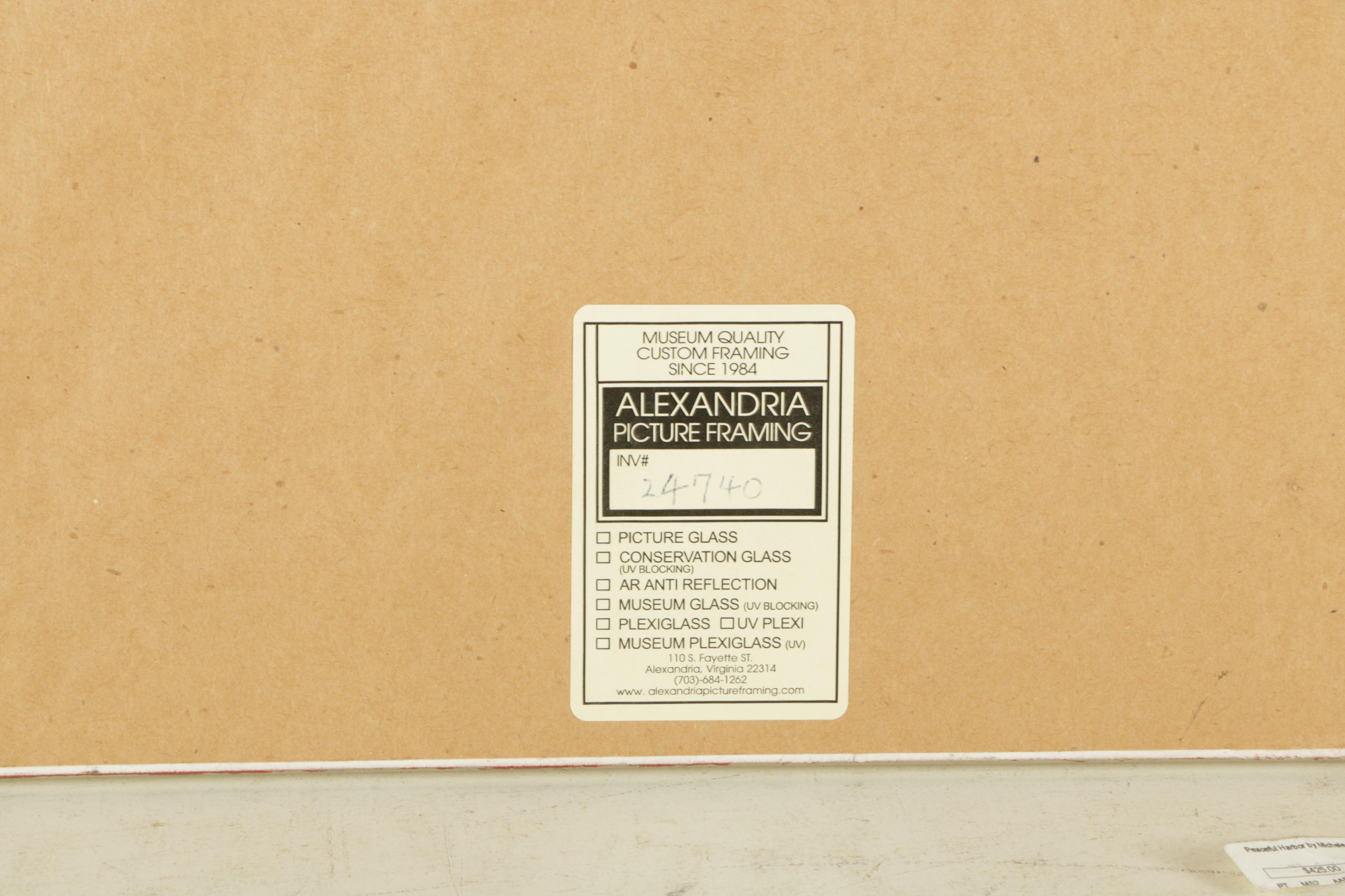 Michele Reday Cook Oil Painting "Peaceful Harbor"