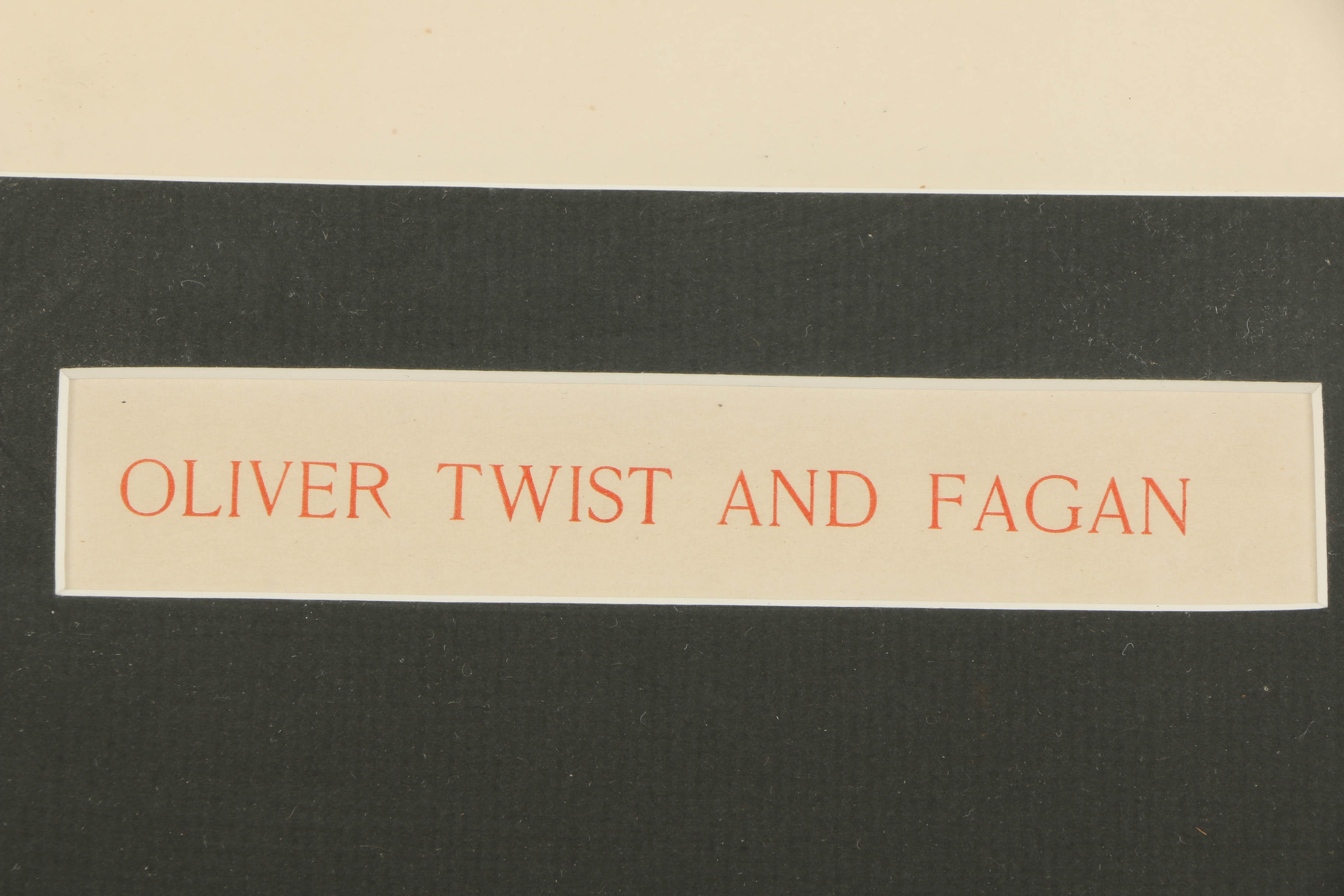 1888 Felix Octavious Carr Darley Photogravure "Oliver Twist and Fagan"