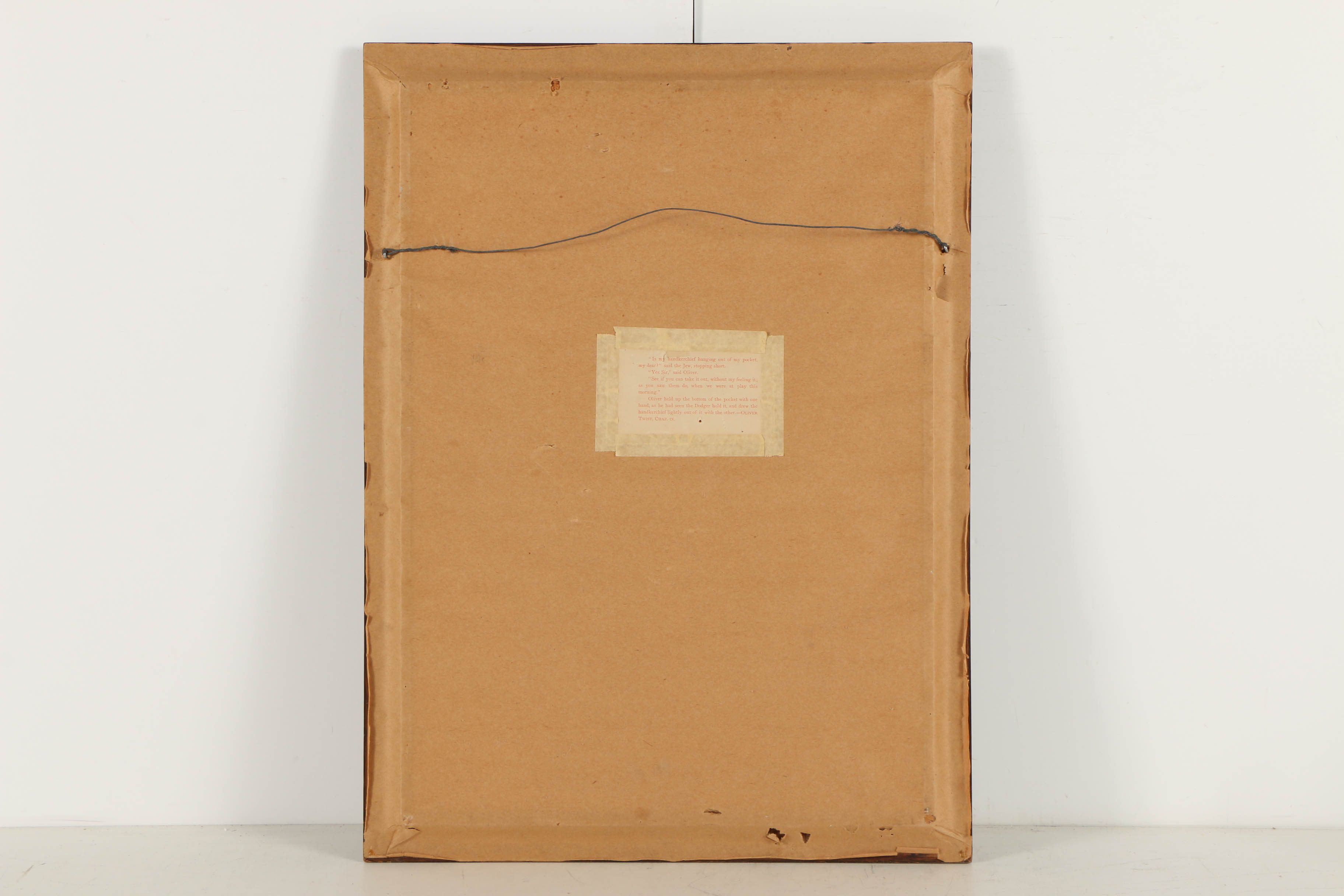 1888 Felix Octavious Carr Darley Photogravure "Oliver Twist and Fagan"