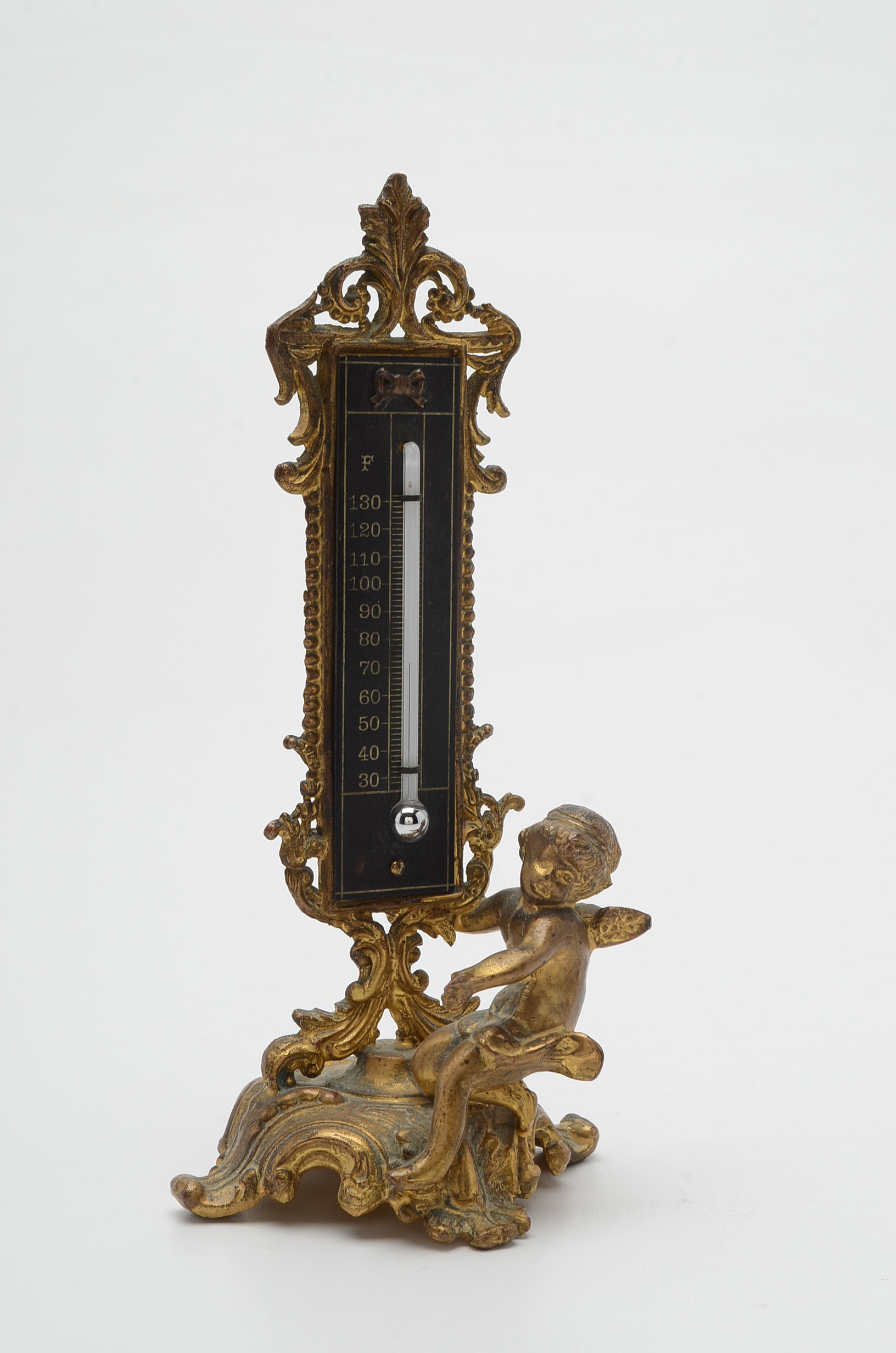 Pair Of French Figural Thermometers