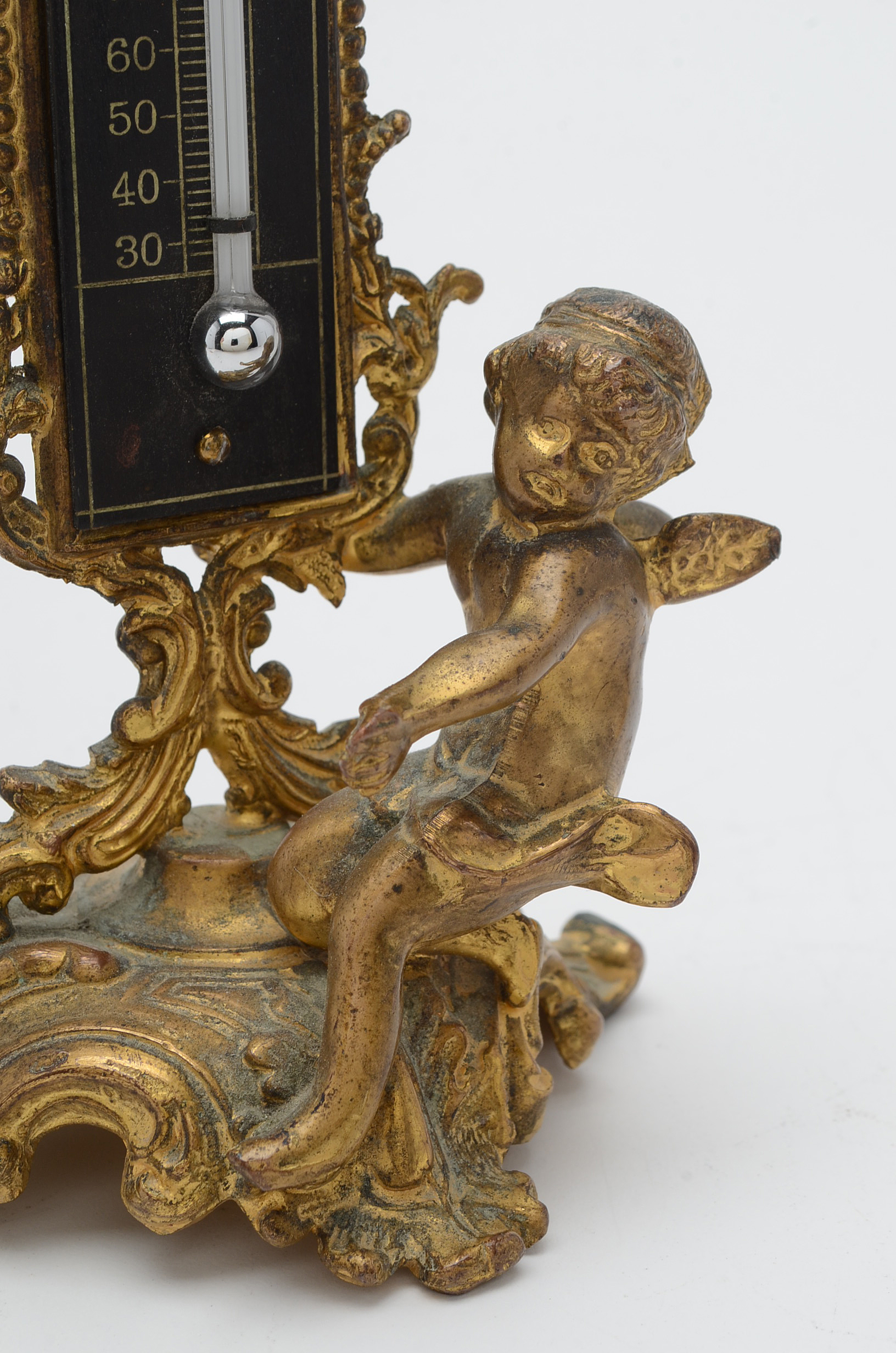 Pair Of French Figural Thermometers