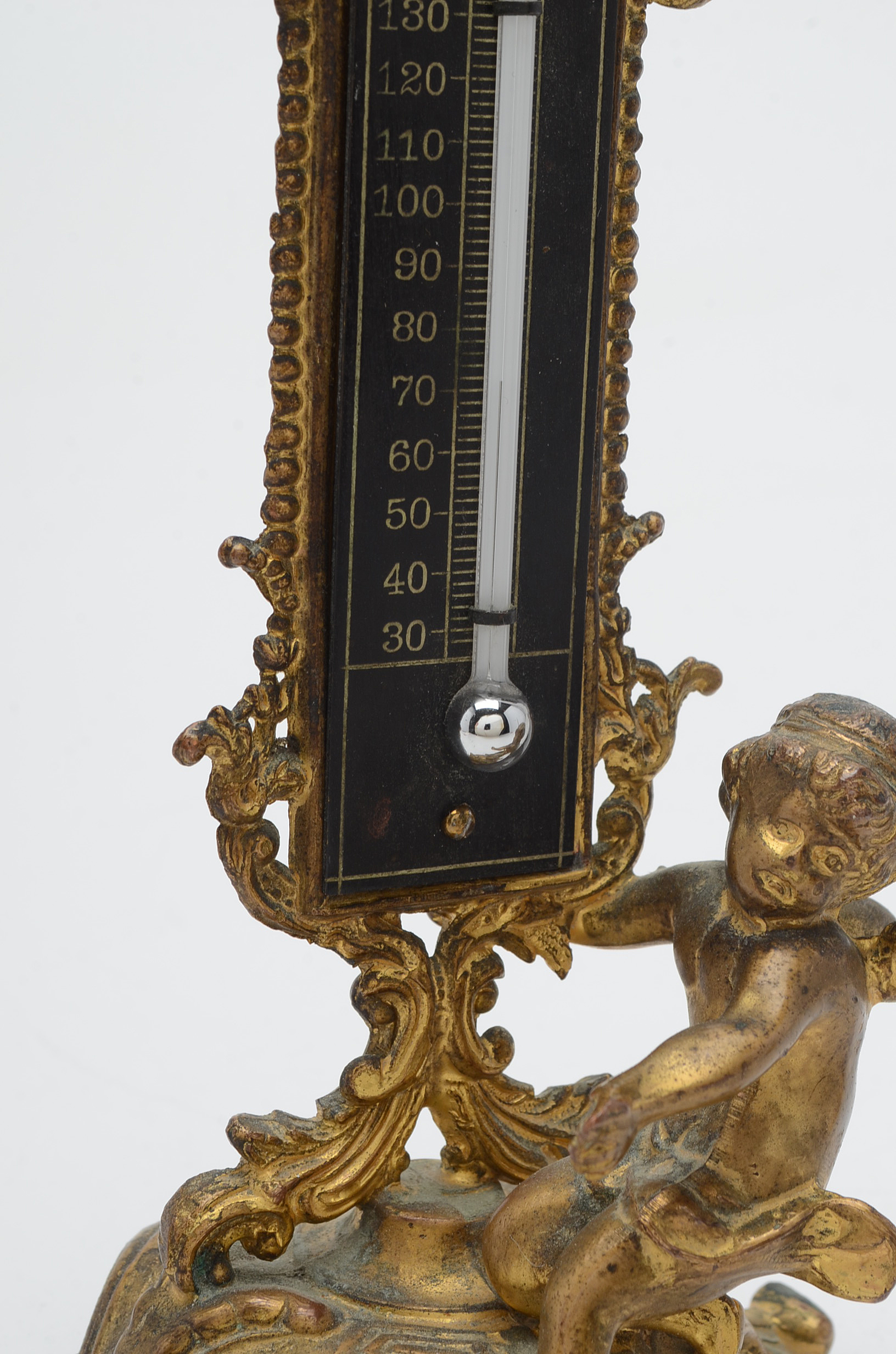 Pair Of French Figural Thermometers