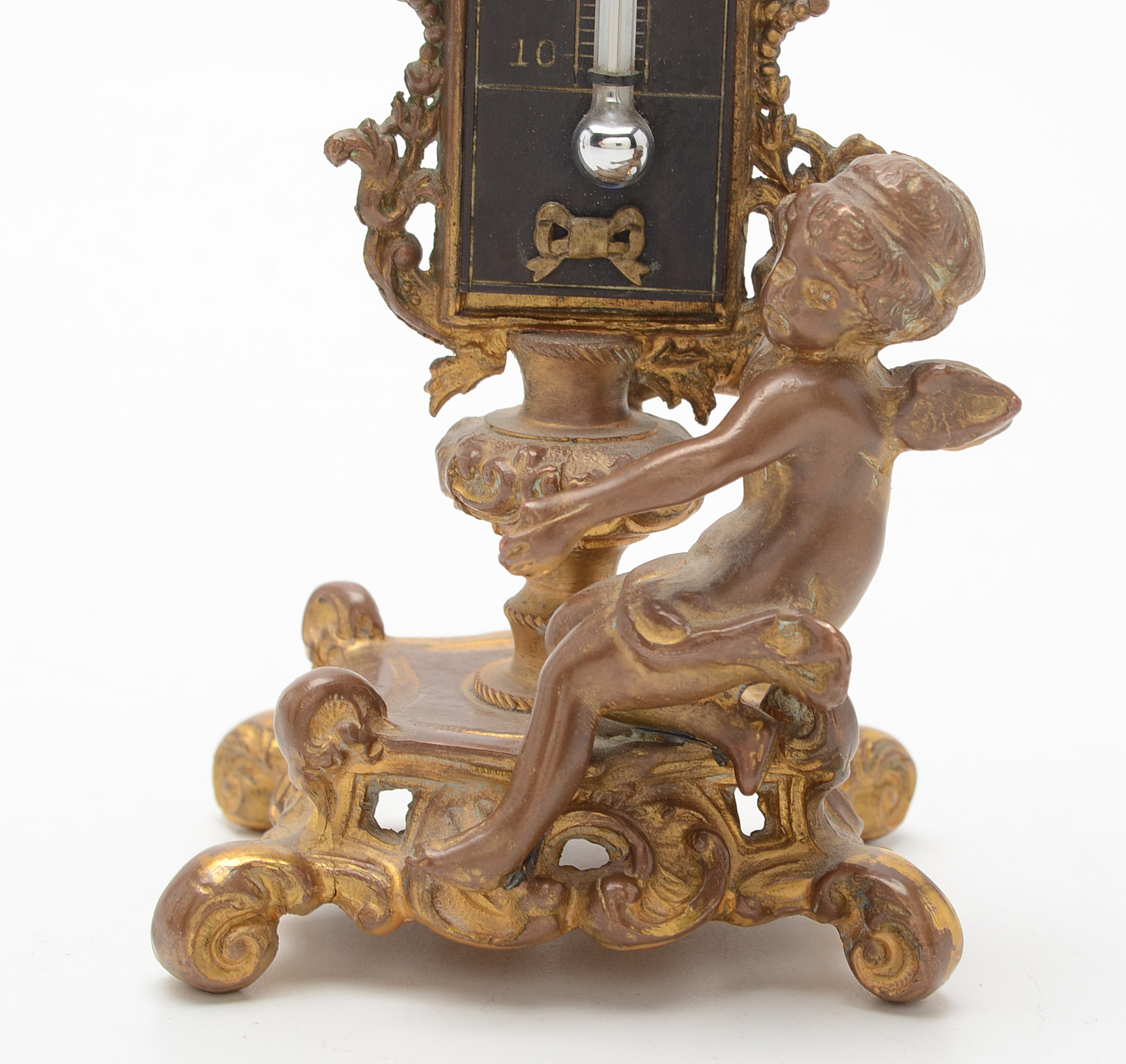 Pair Of French Figural Thermometers