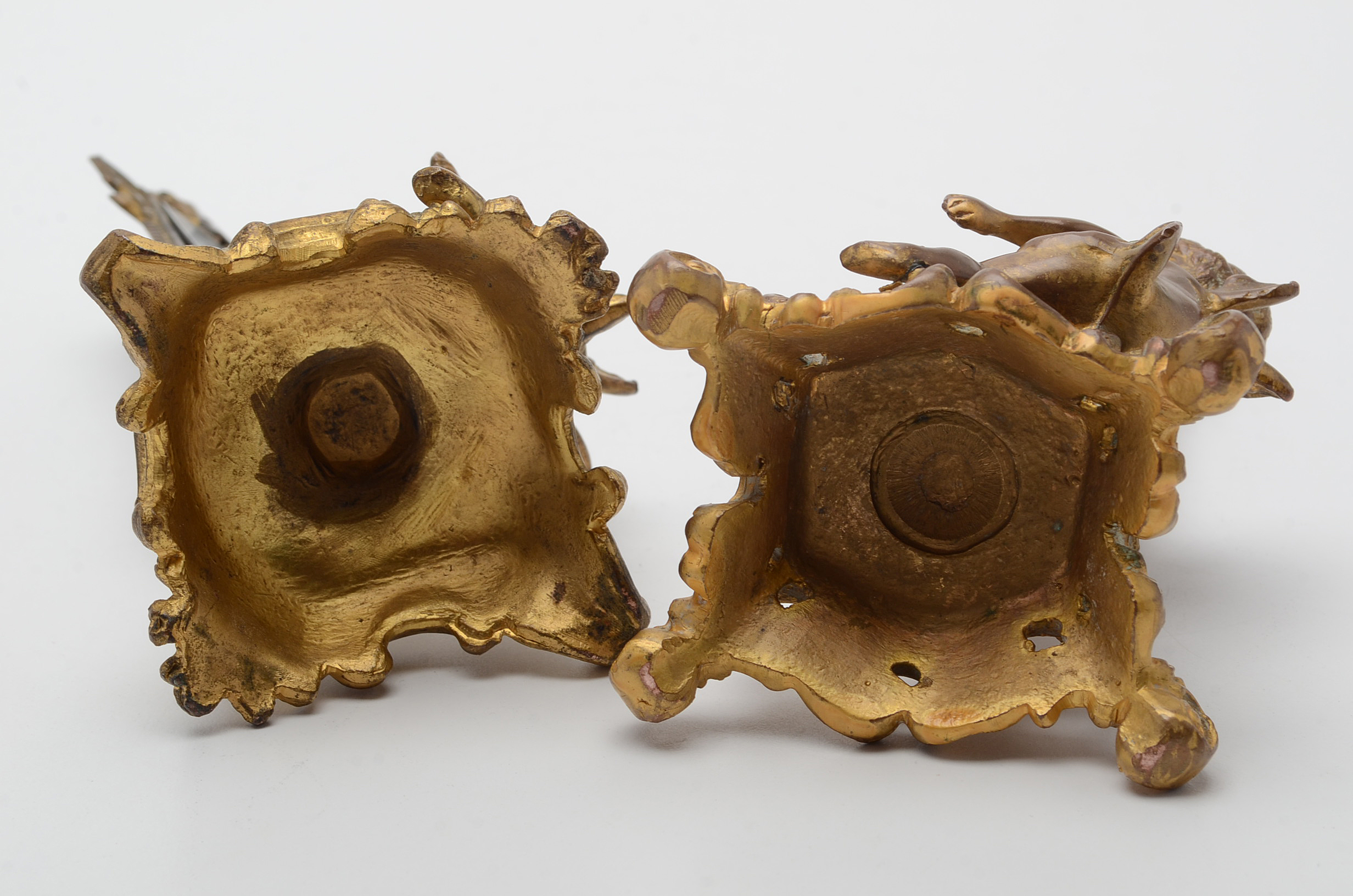 Pair Of French Figural Thermometers