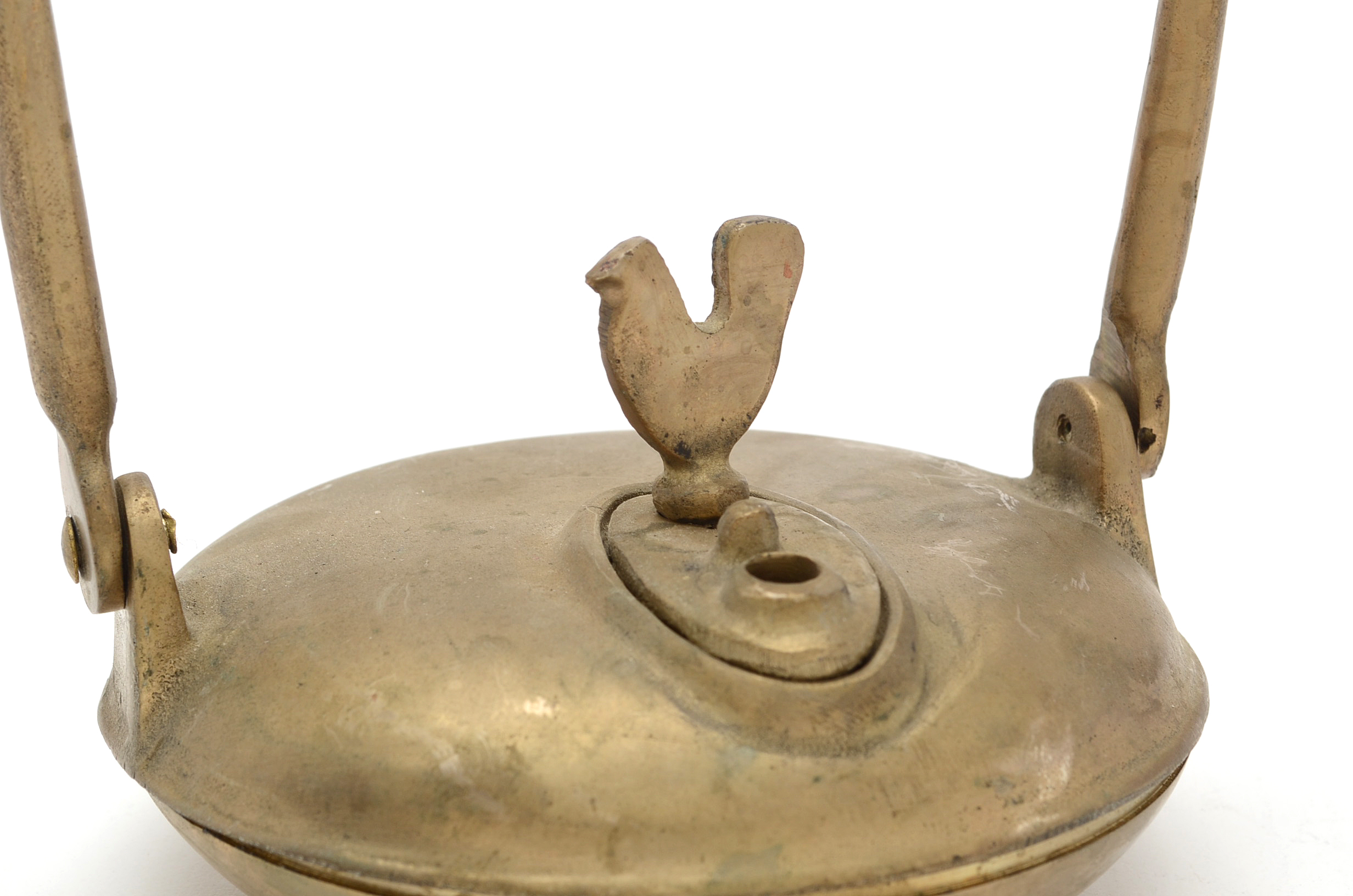 Reproduction Brass Betty Lamp