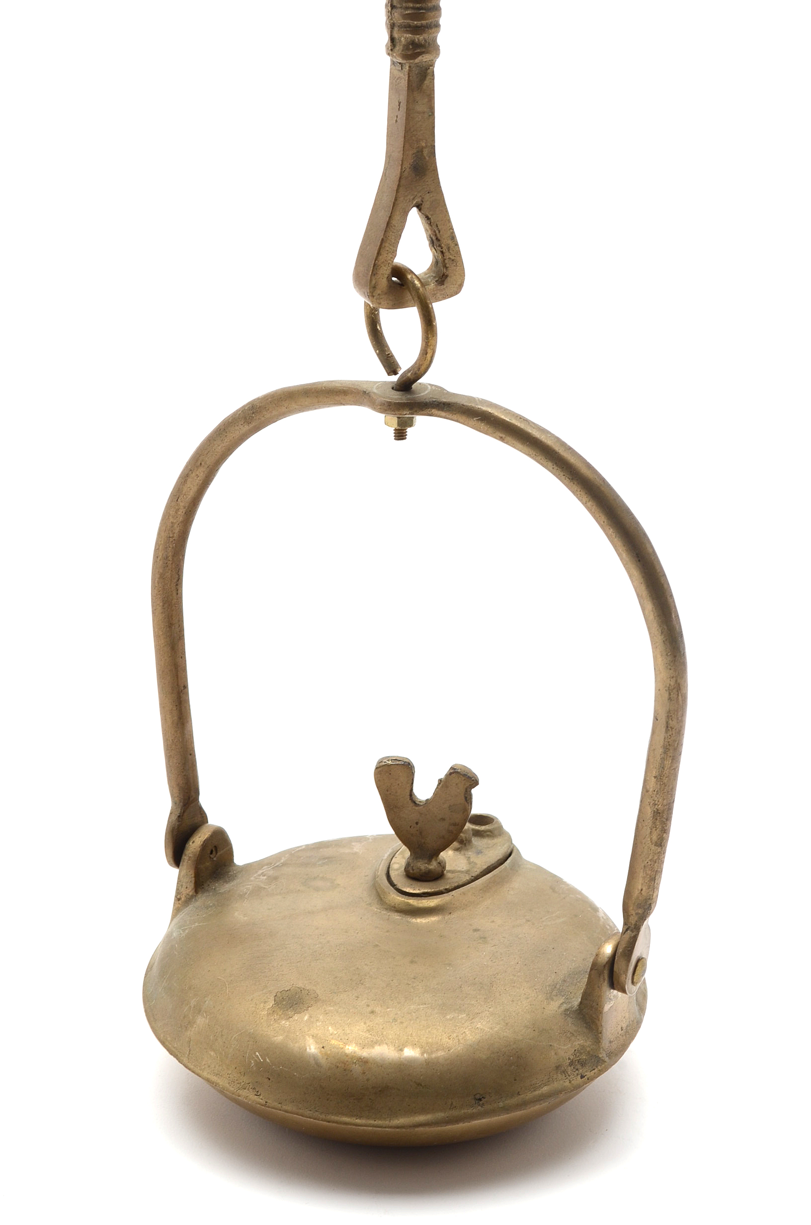 Reproduction Brass Betty Lamp