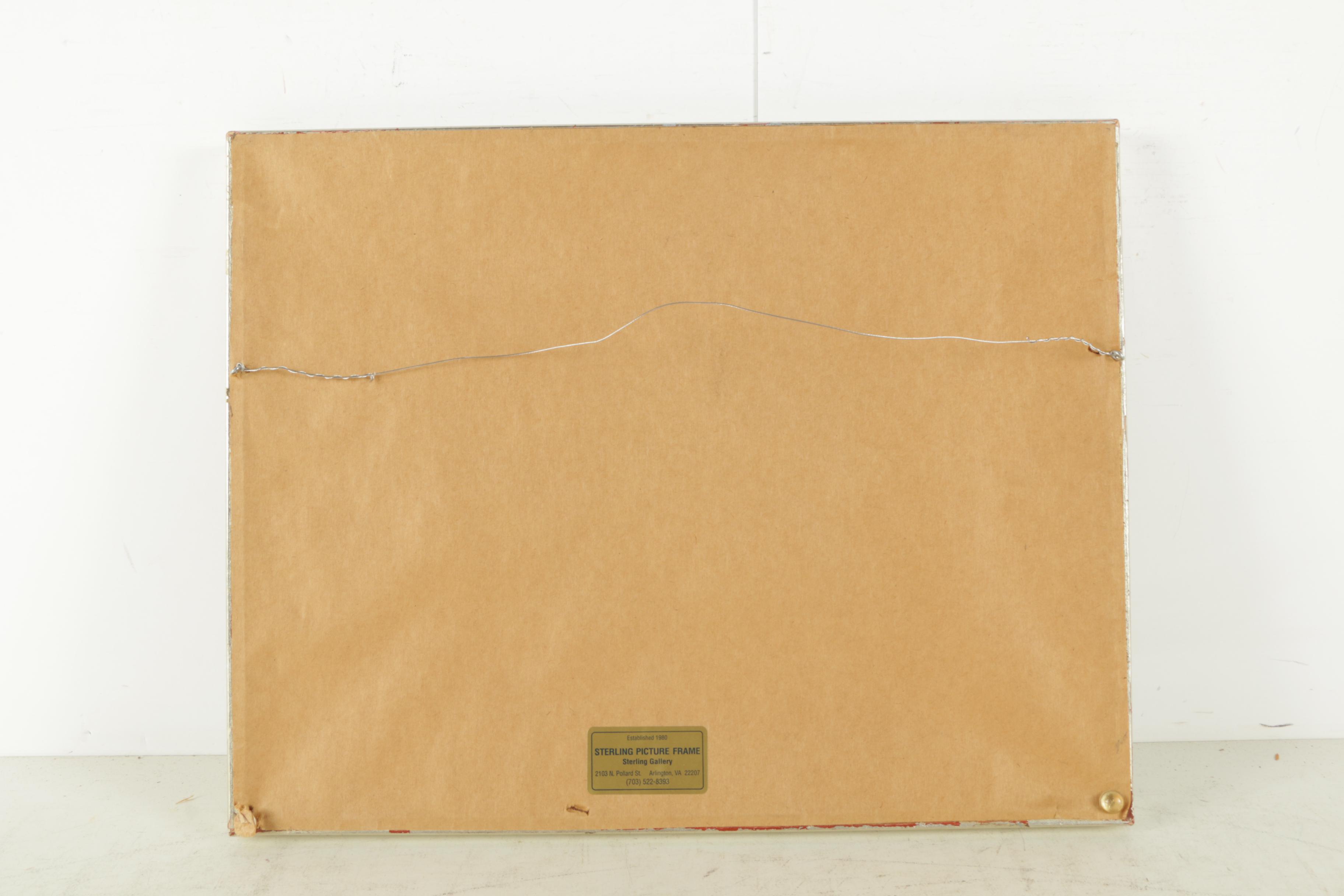 Watercolor on Paper of Greek Ruins