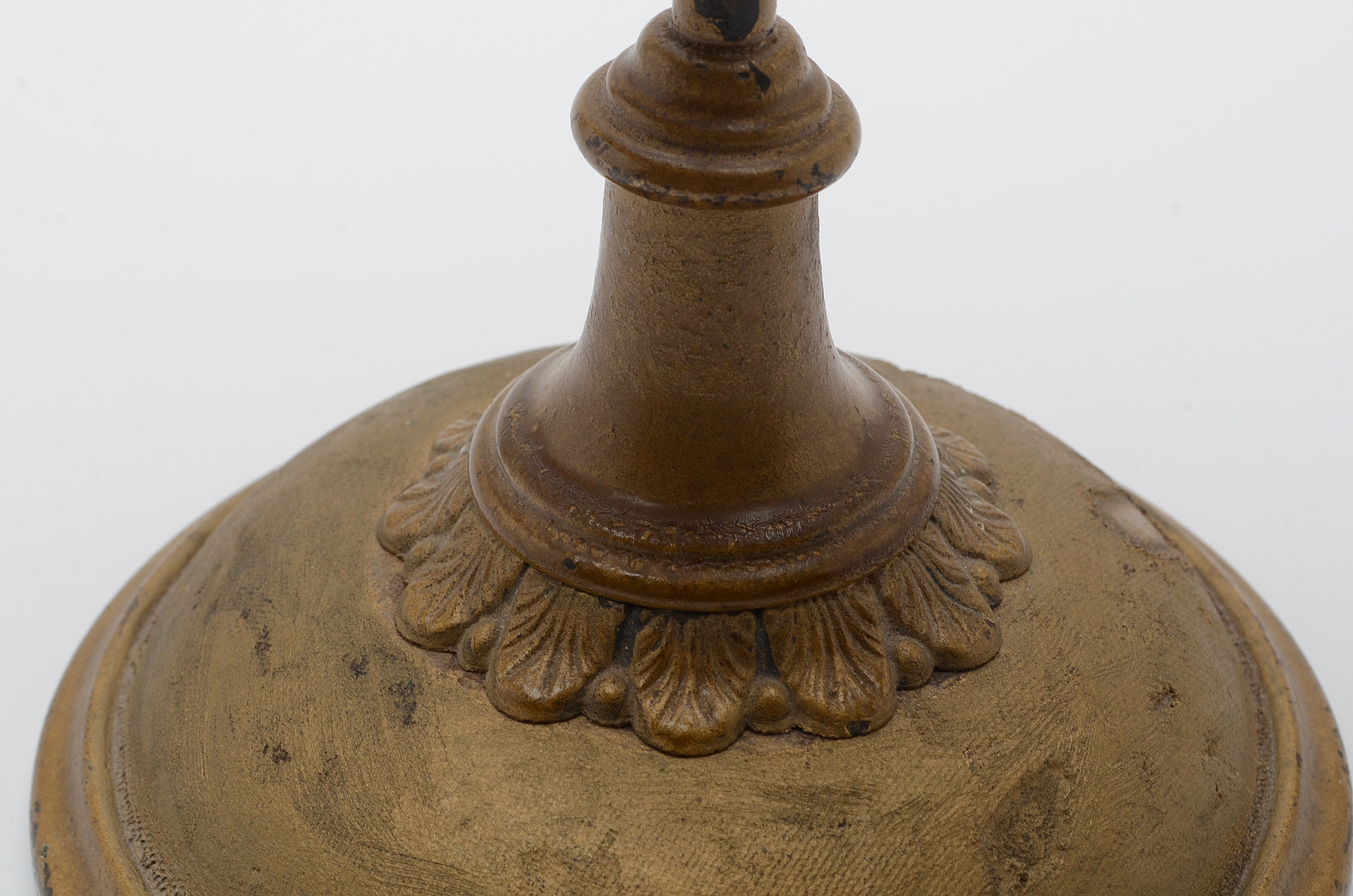 Antique Table Top Bronze Mirror