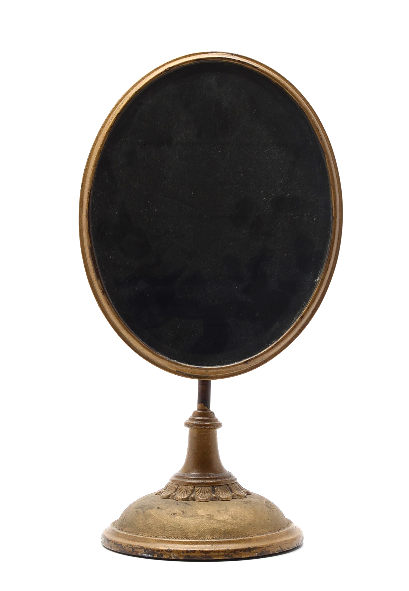 Antique Table Top Bronze Mirror