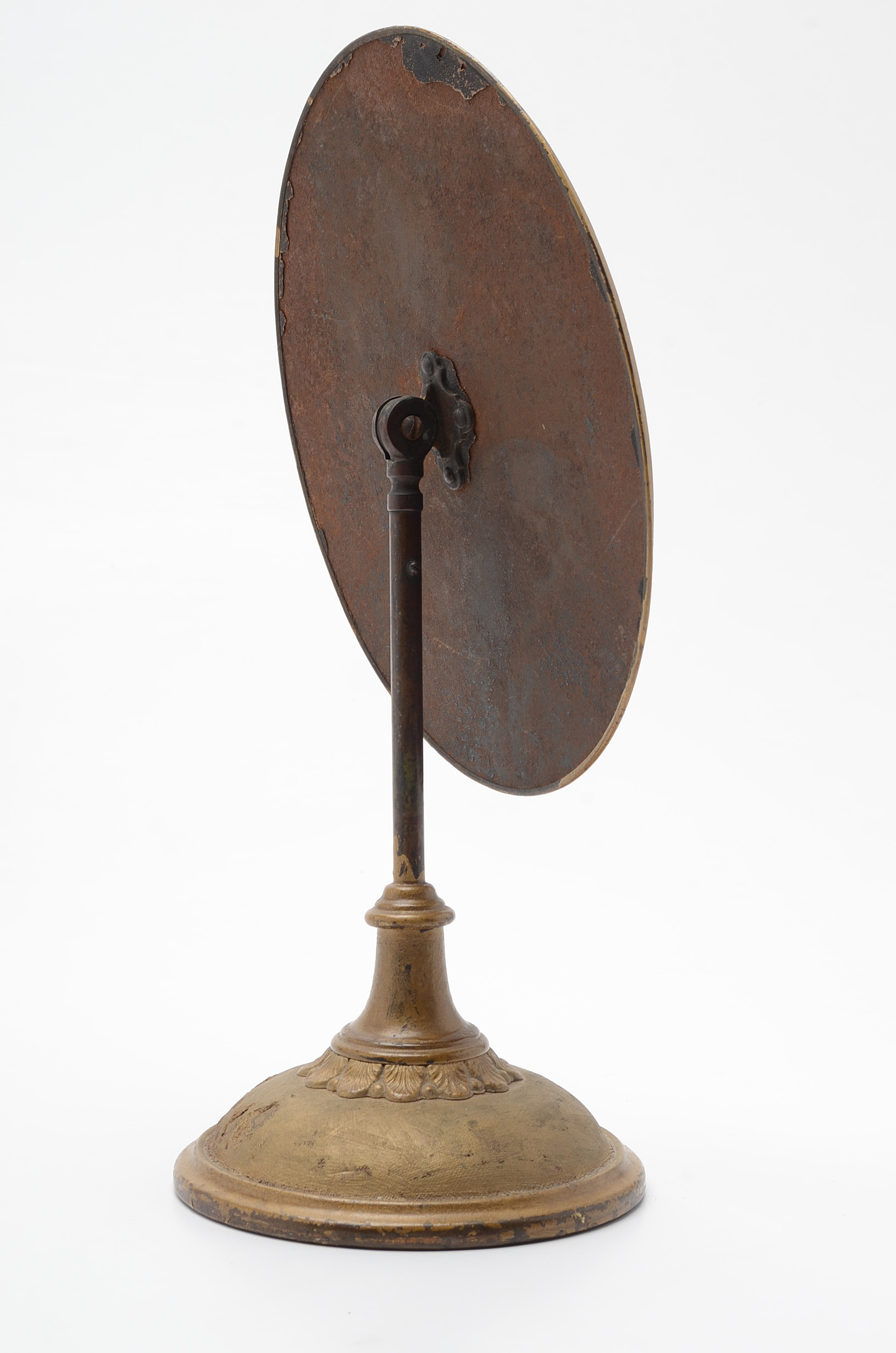 Antique Table Top Bronze Mirror