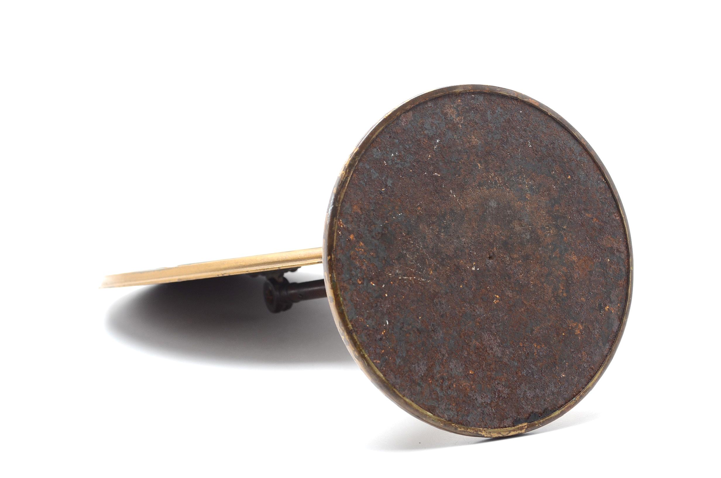 Antique Table Top Bronze Mirror