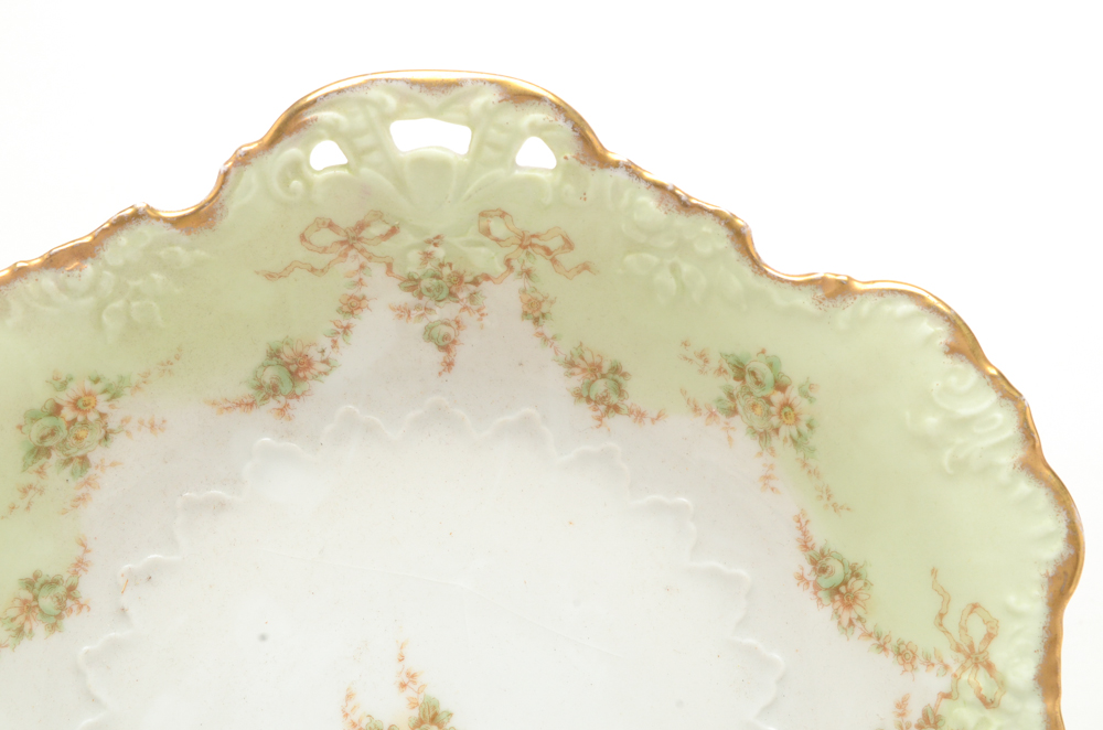 Antique Porcelain Serveware including Limoges