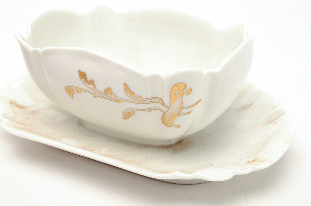 Antique Porcelain Serveware including Limoges