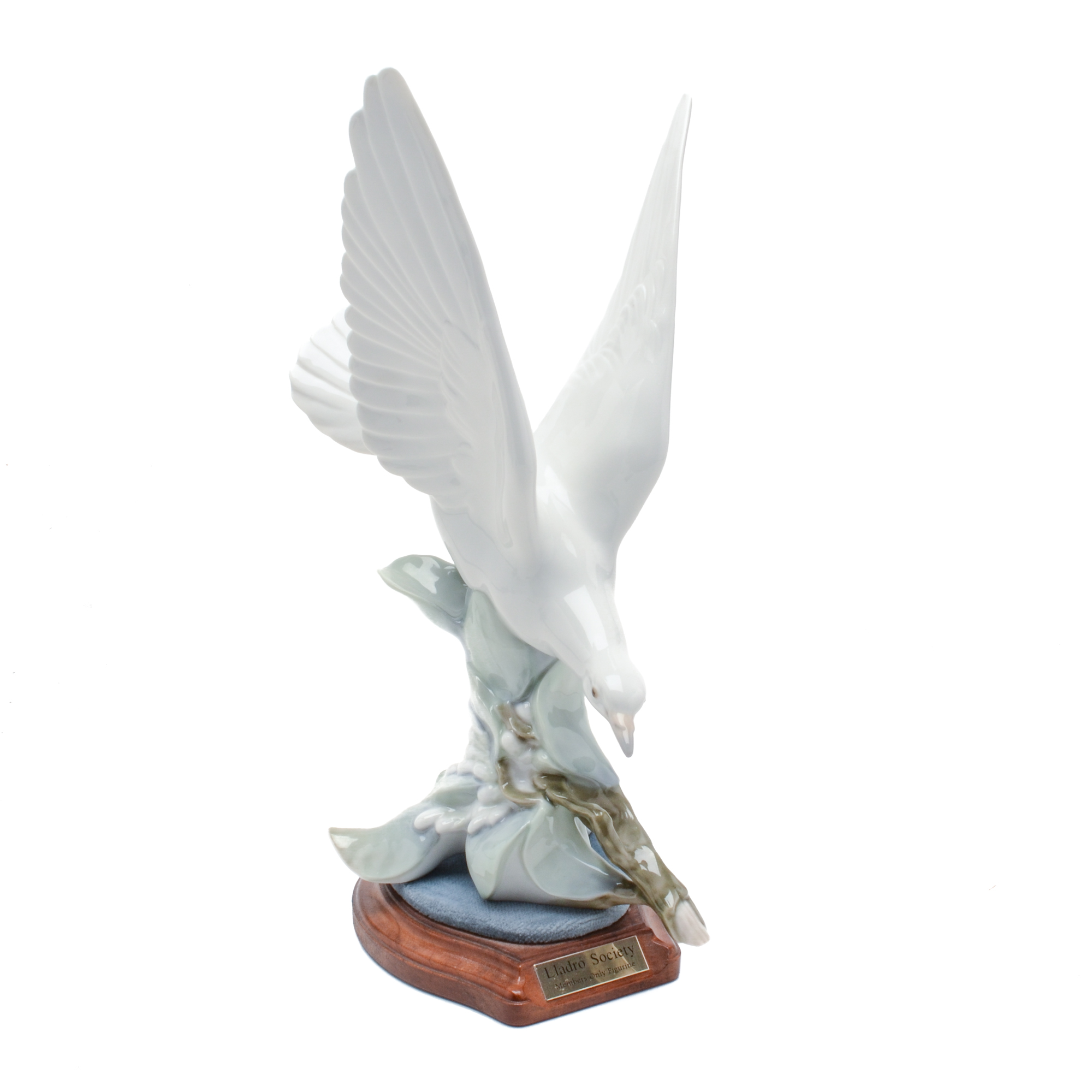 Lladro White "Turtle Dove" Figurine in Box