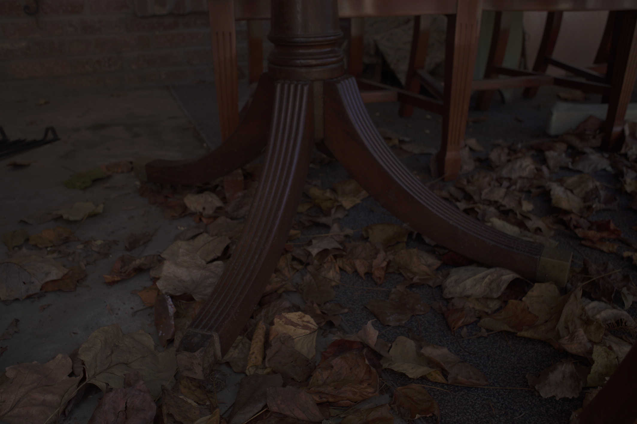 Federal Style Dining Table and Ten Chairs