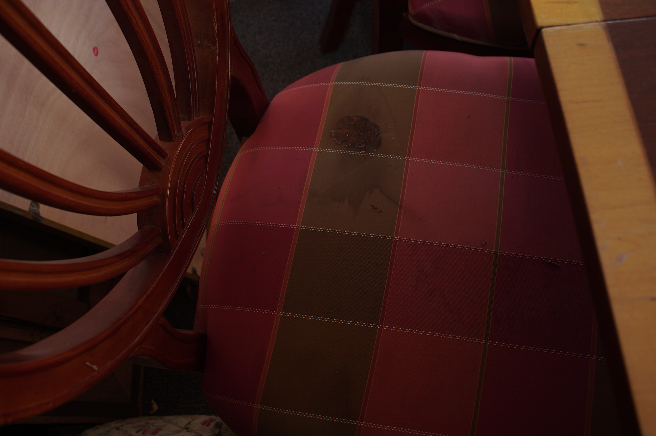 Federal Style Dining Table and Ten Chairs