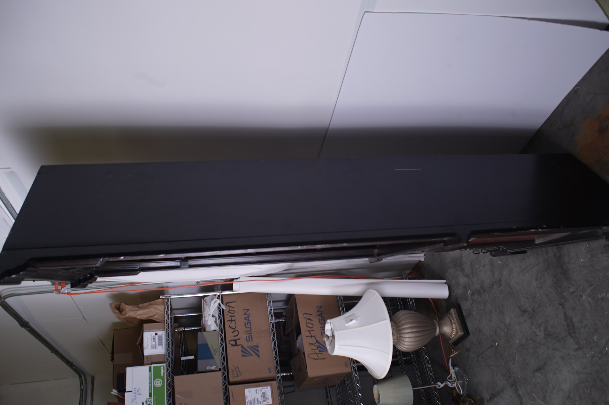 Colonial Style Shell Carved Painted Corner Cabinet by Hooker Furniture