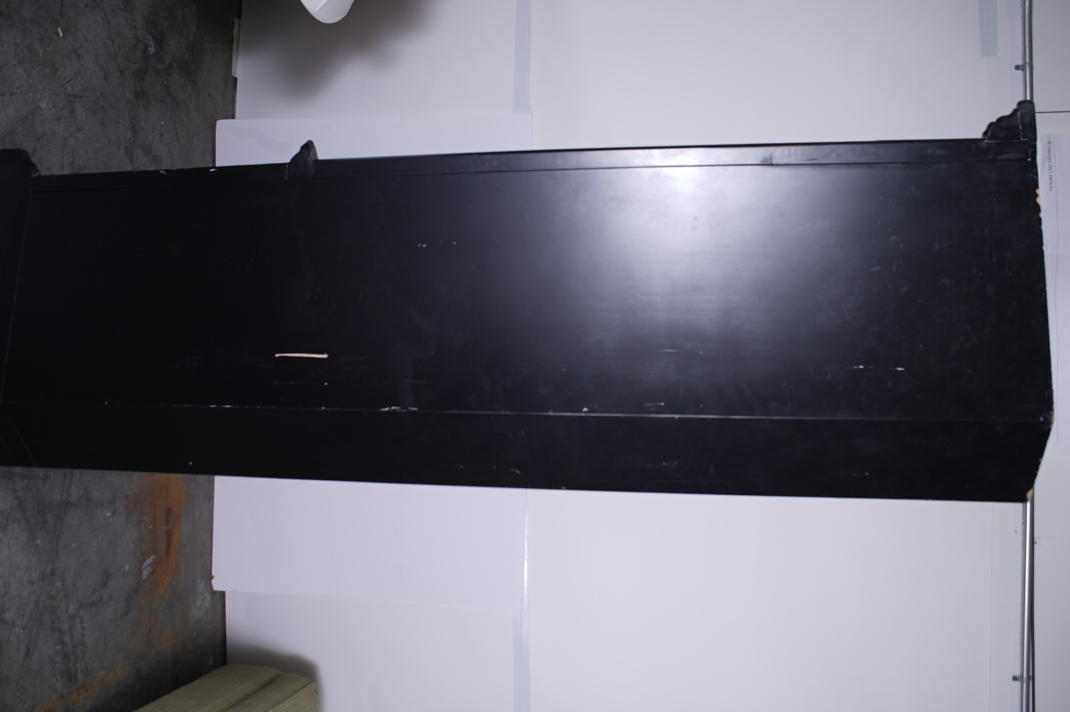 Colonial Style Shell Carved Painted Corner Cabinet by Hooker Furniture