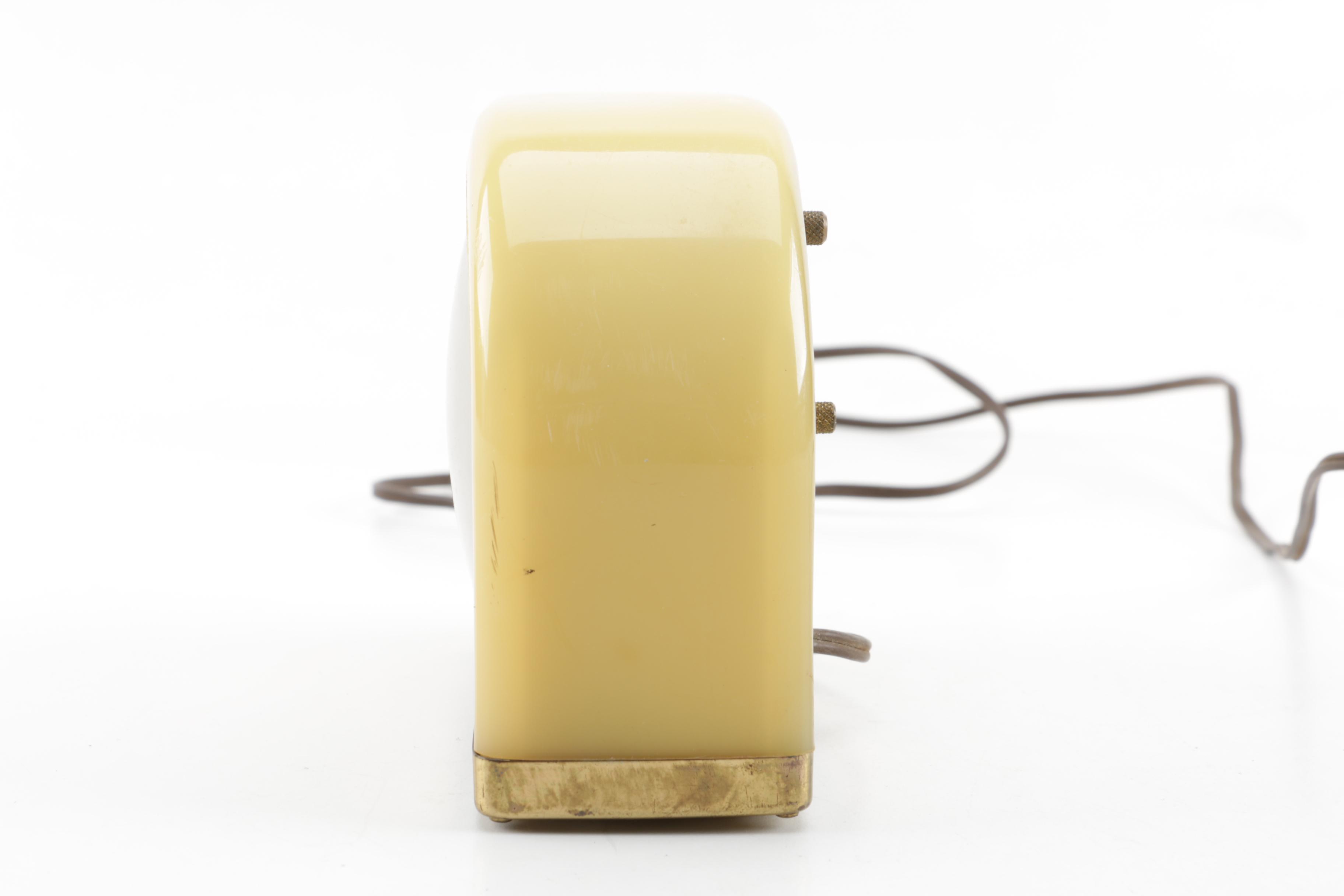 Mid Century Modern "Moonbeam" Alarm Clock by Westclox