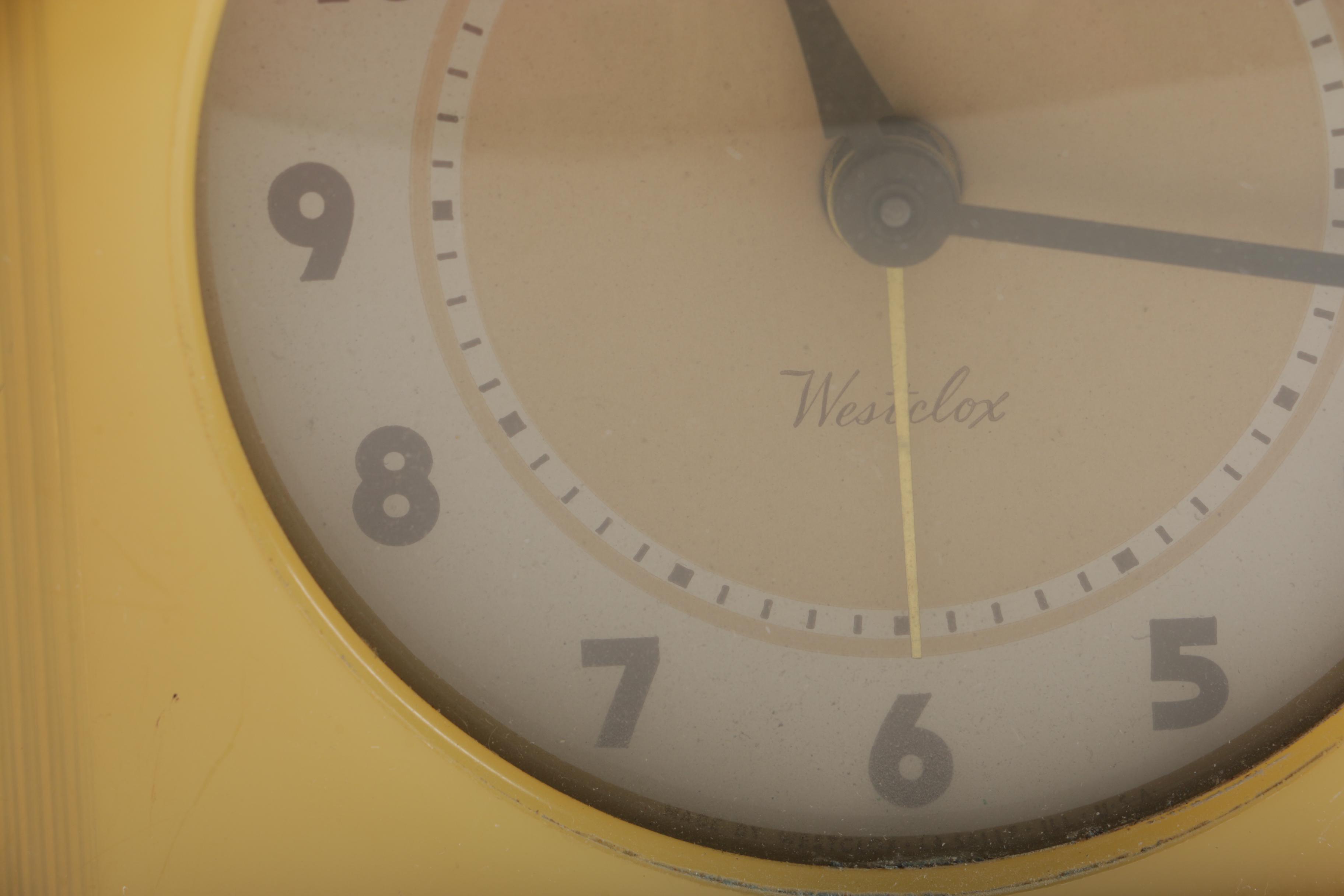 Mid Century Modern "Moonbeam" Alarm Clock by Westclox