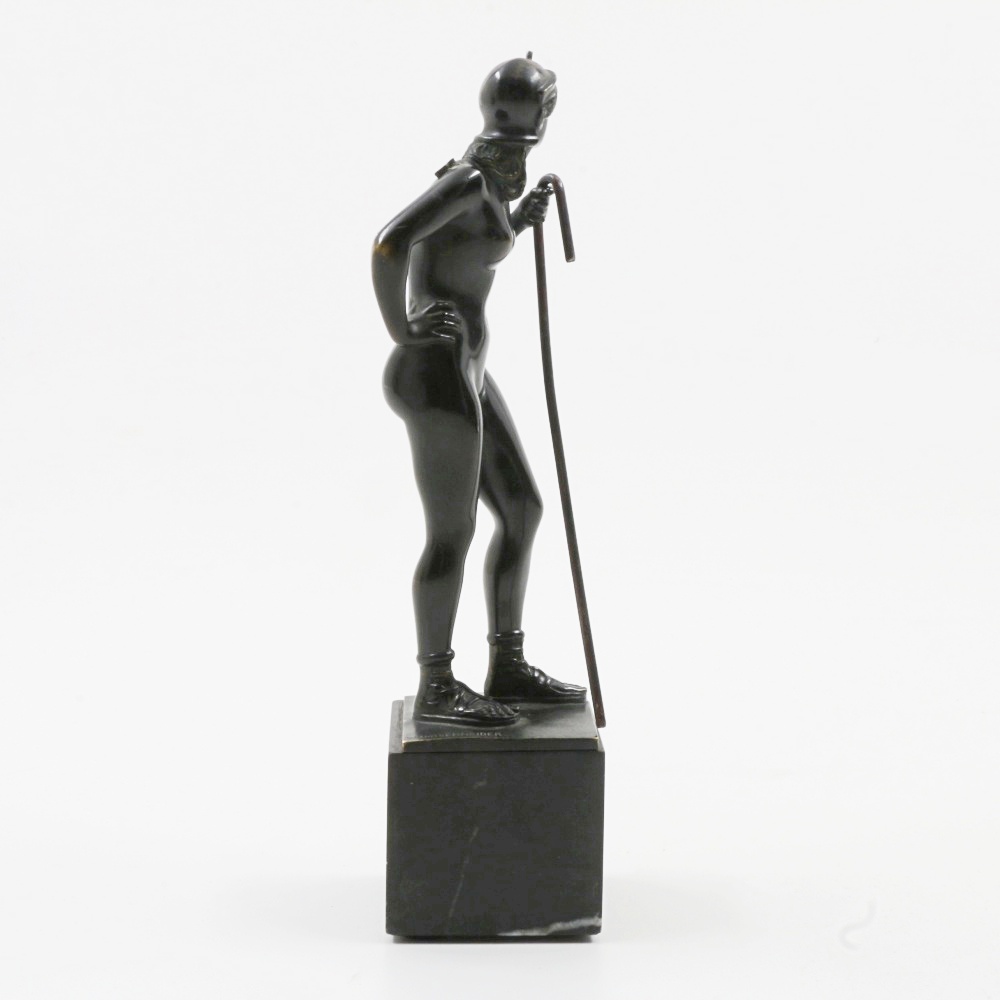 Wilhelm Wandschneider Classical Female Warrior Bronze Sculpture